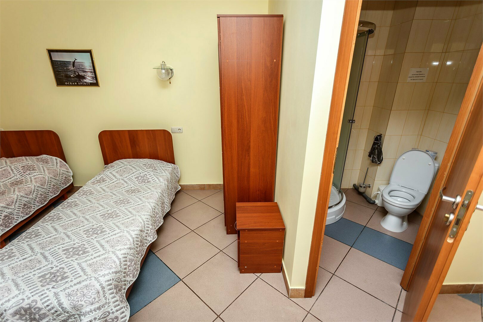 Двухместный номер с 1 кроватью — цокольный этаж