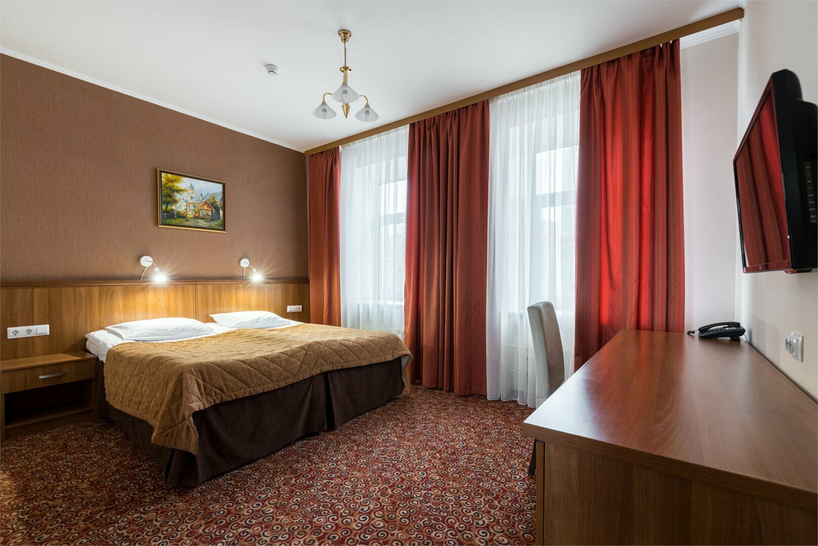 Стандарт двухместный с 1 кроватью или 2 отдельными кроватями