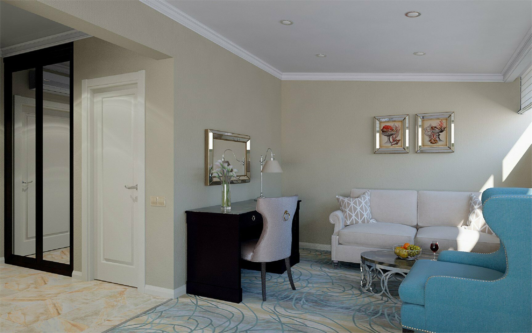 ПОЛУЛЮКС С ВИДОМ НА ПАРК