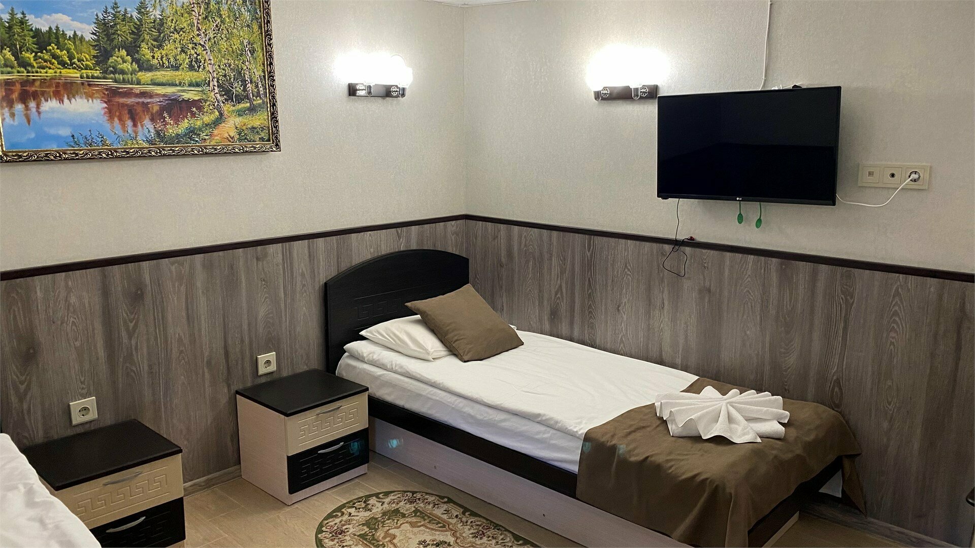 Стандарт двухместный с 2 раздельными кроватями (Цокольный этаж)