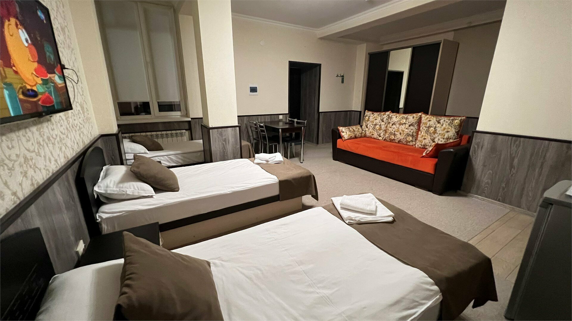 Студия четырехместная