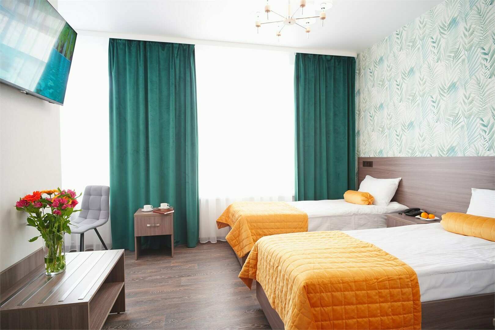 Комфорт с 1 двуспальной кроватью или 2-мя односпальными