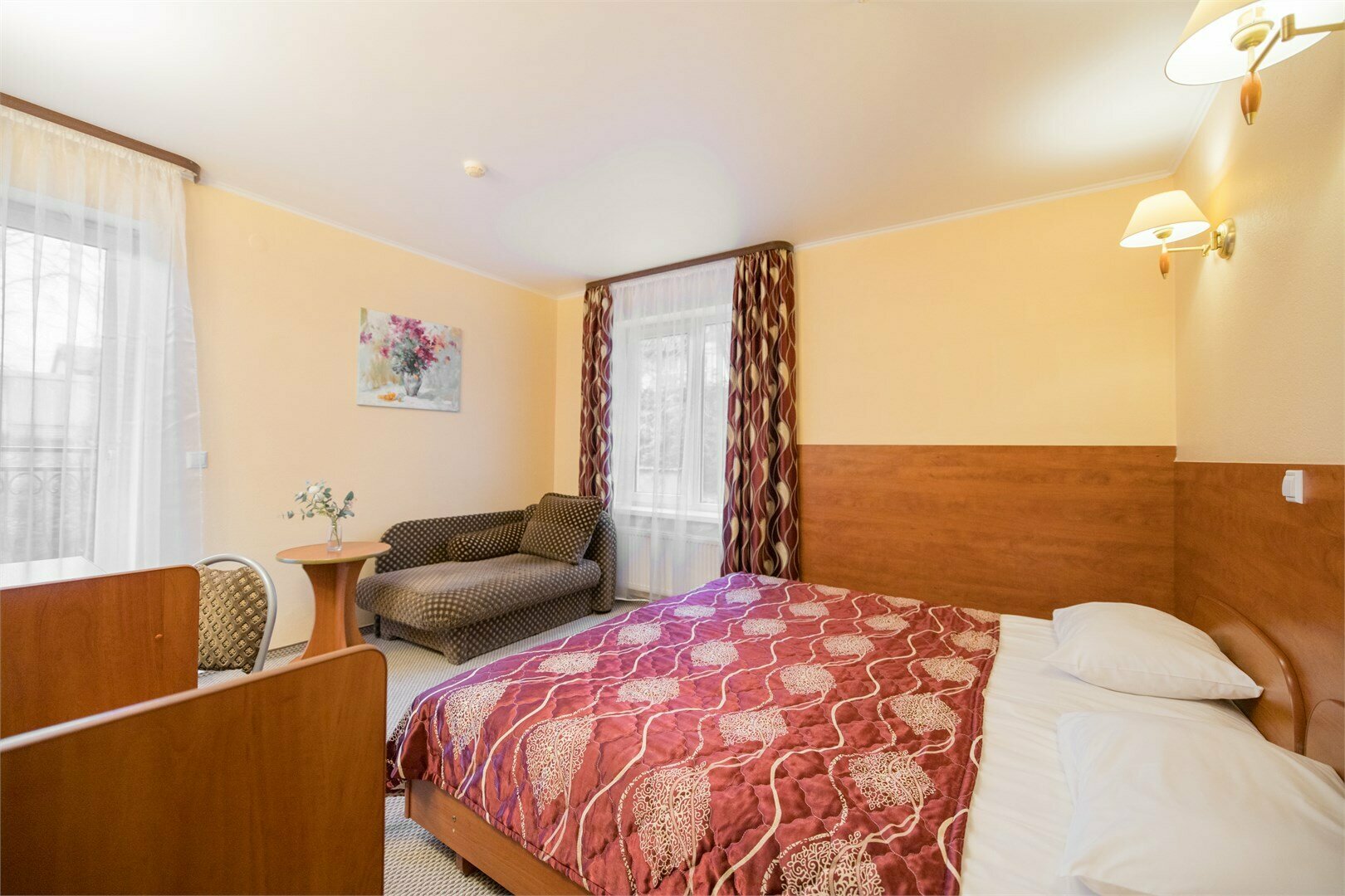 «Двухместное размещение» с 1 кроватью или 2 отдельными кроватями