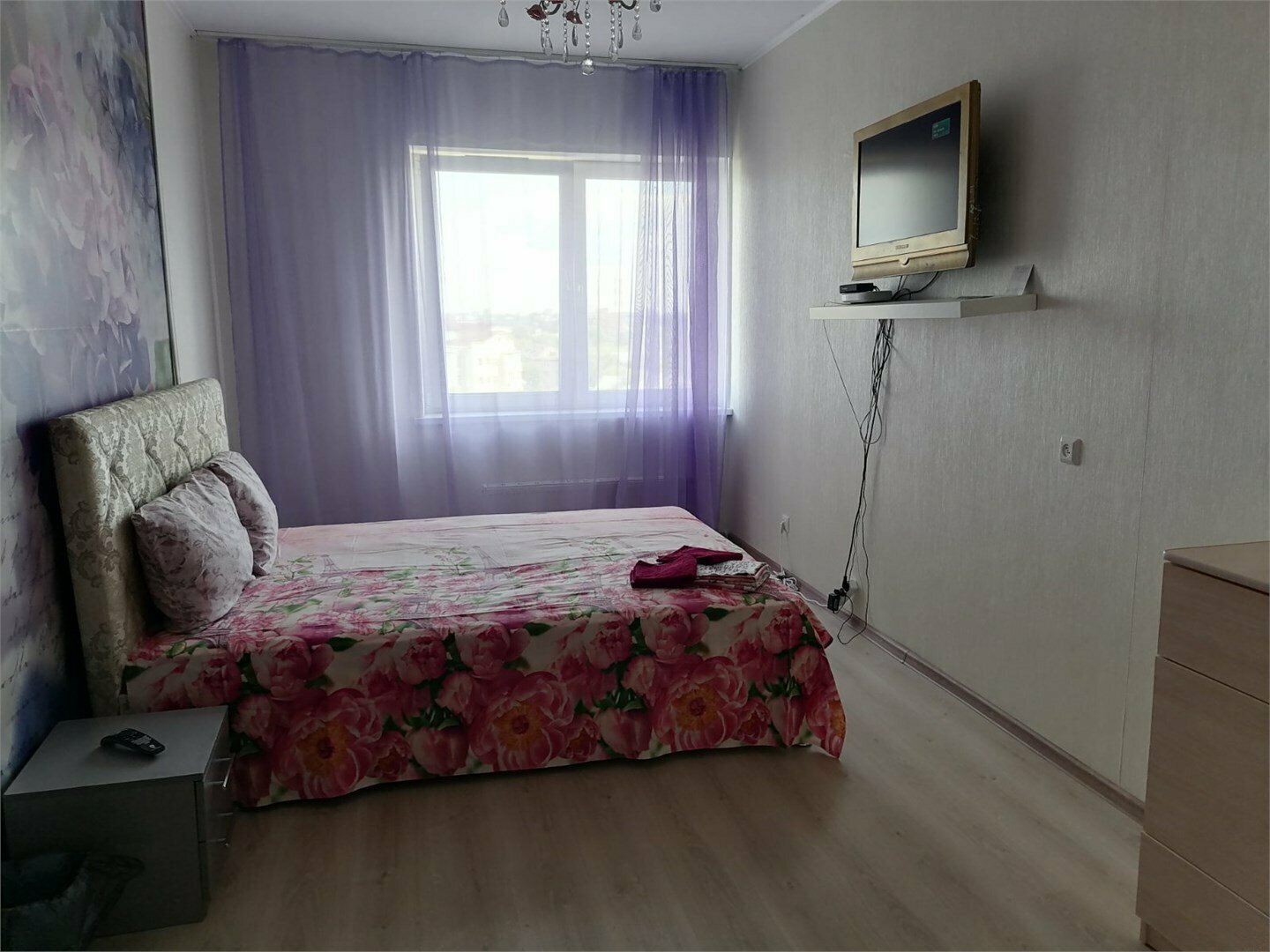 Стандарт АПАРТ 40кв: Кровать 1,6 *Диван 1,5 *Кухня *Панорамный вид *WiFi