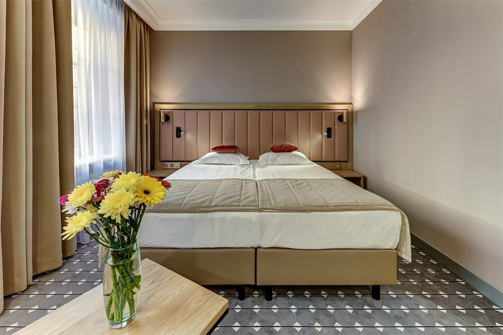 Стандартный двухместный номер с 1 кроватью или 2 отдельными кроватями