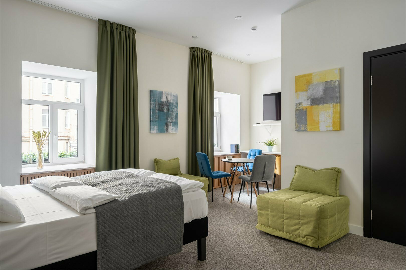 Studio с возможностью семейного проживания