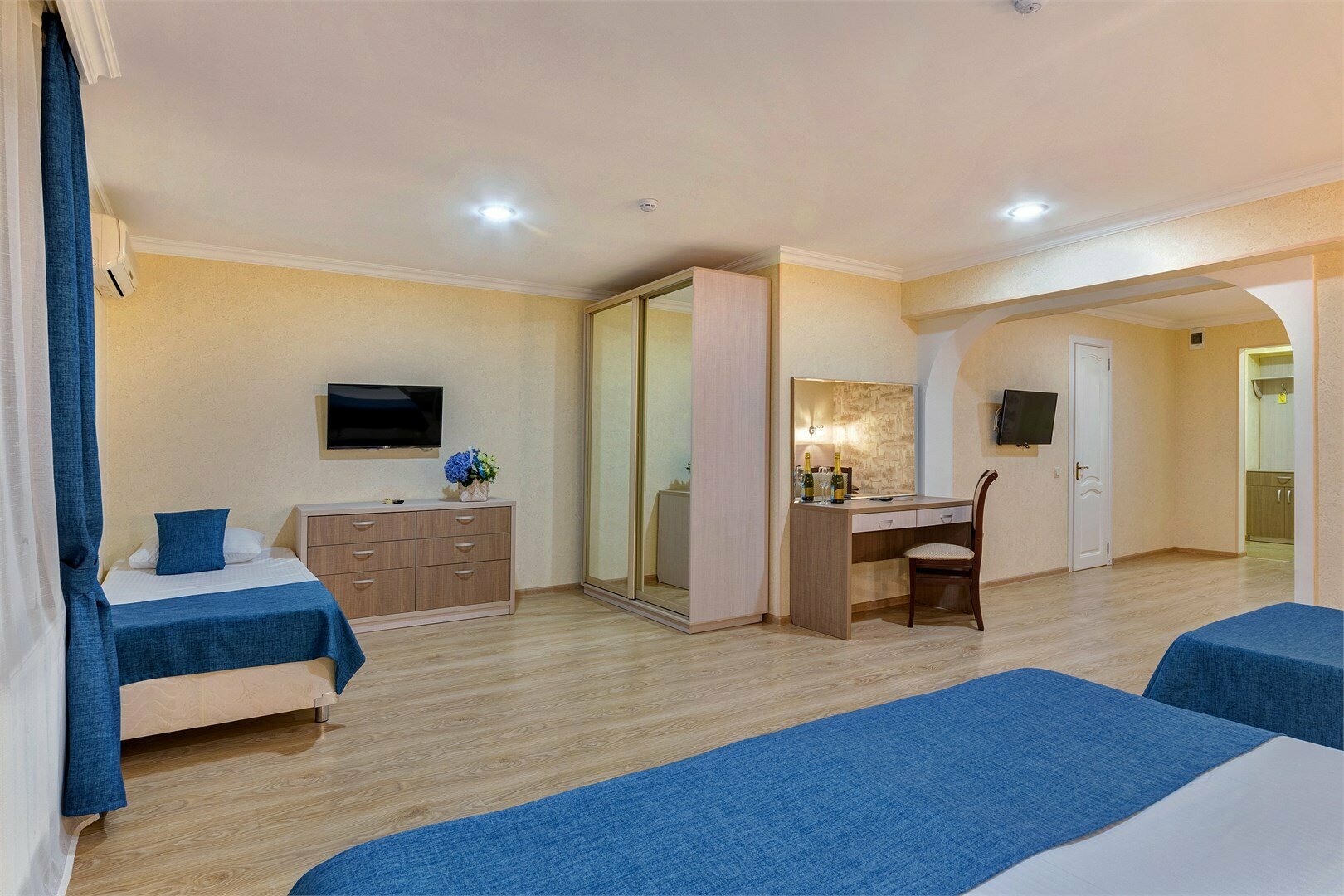 Семейная студио с кухней