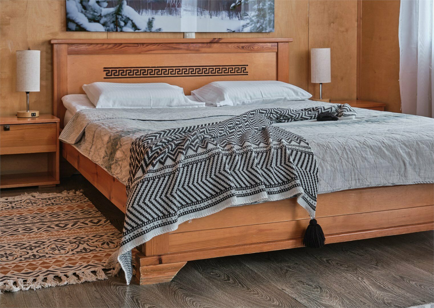 Делюкс с камином