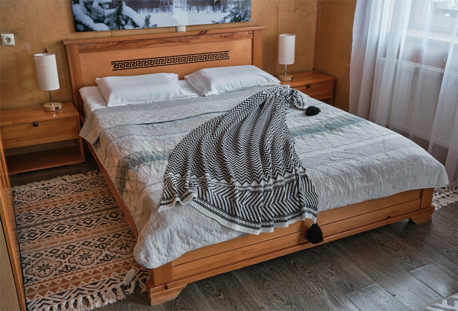 Делюкс с камином