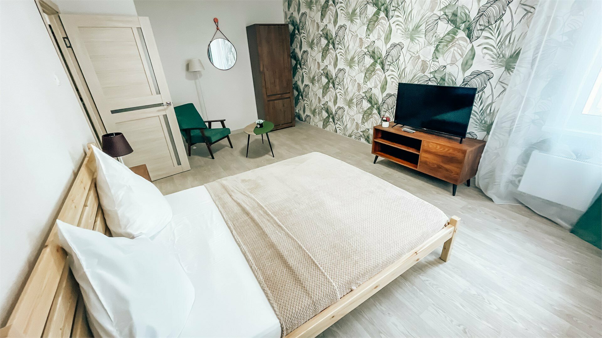 Двухместный номер Делюкс с 1 кроватью и балконом