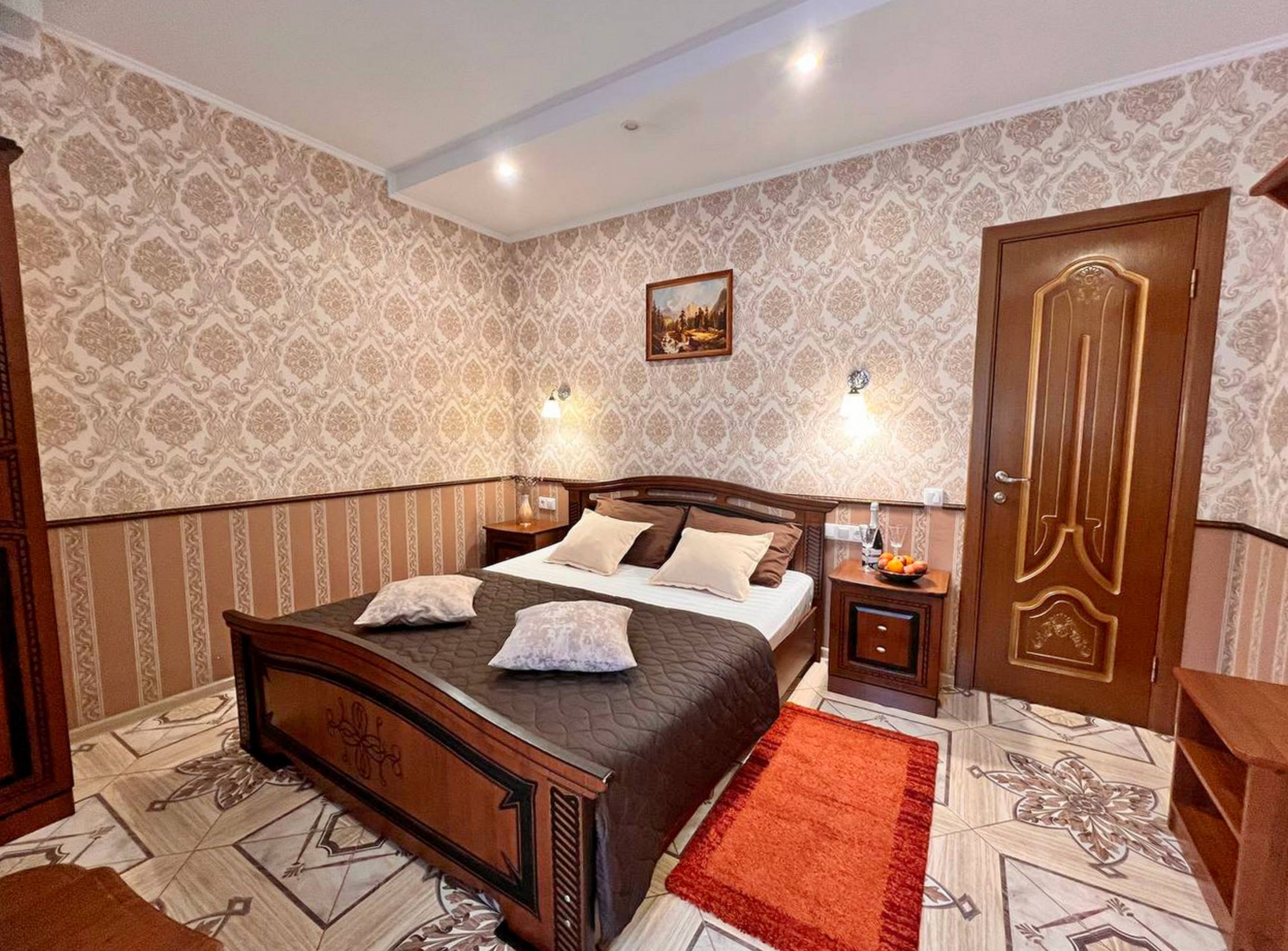 Двухместный номер Делюкс с 1 кроватью и балконом