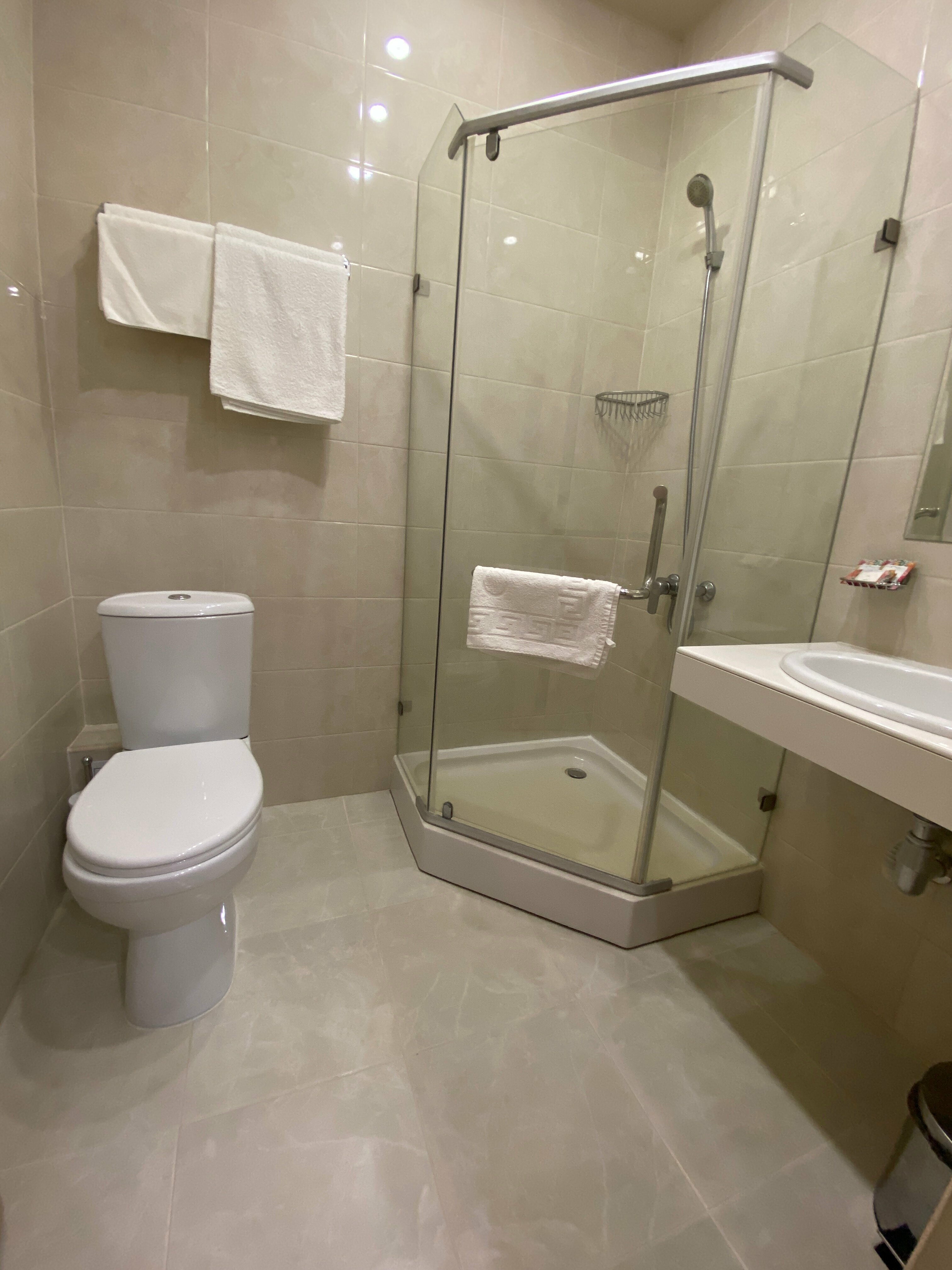 Студия двухместная с допместом и миникухней.