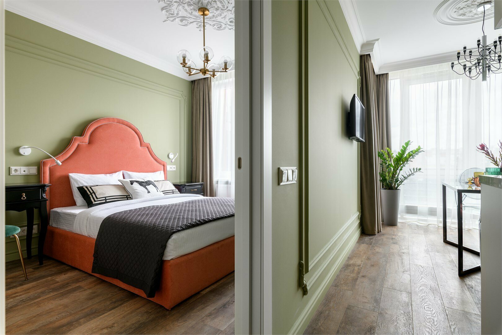 "Литта" 40 кв.м с отдельней спальней с кондиционером