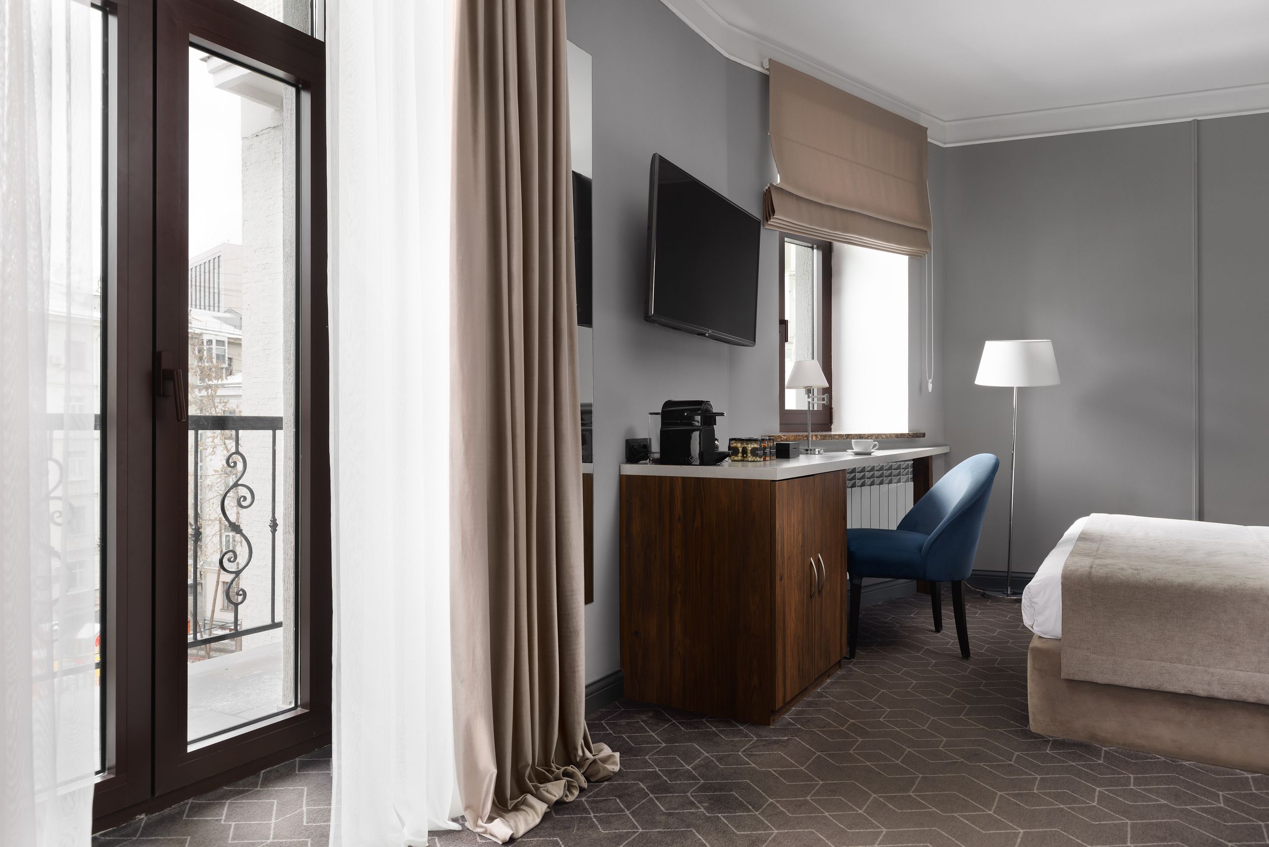 Стандарт 2-х местный с балконом (вид во двор)