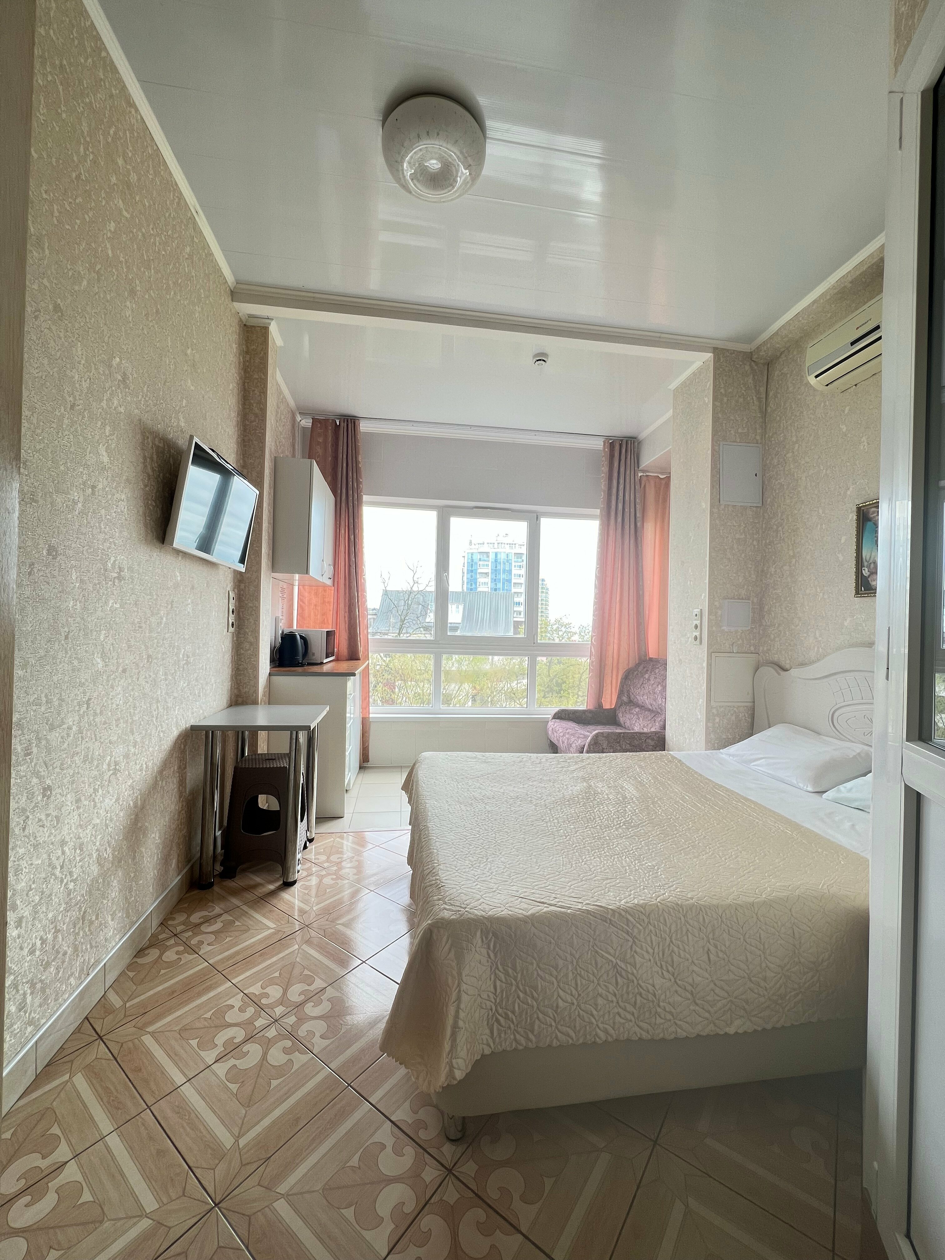 Двухместный номер эконом-класса с 1 кроватью или 2 отдельными кроватями