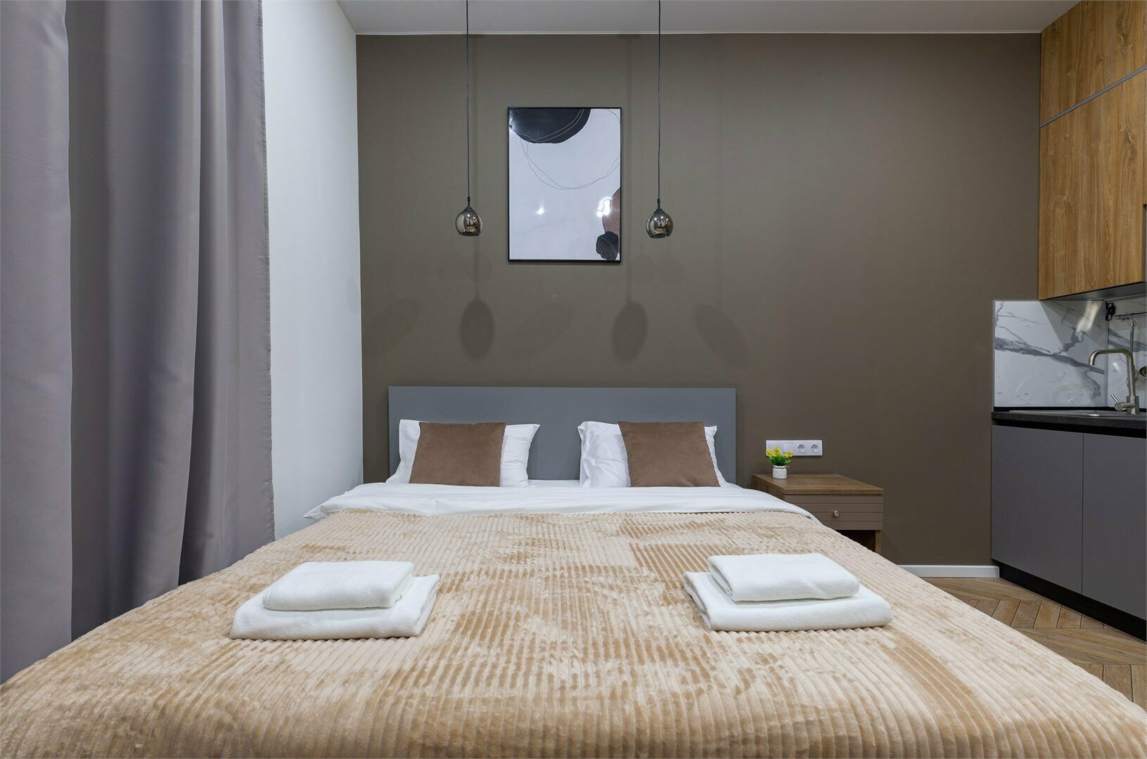 Апартаменты Делюкс с балконом и ванной