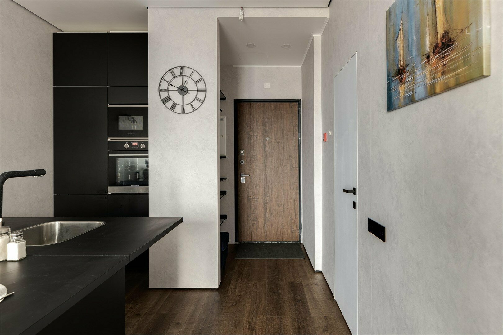 Blueberry Night 3-местные премиум апартаменты в "Савеловский-Сити" (14 этаж)