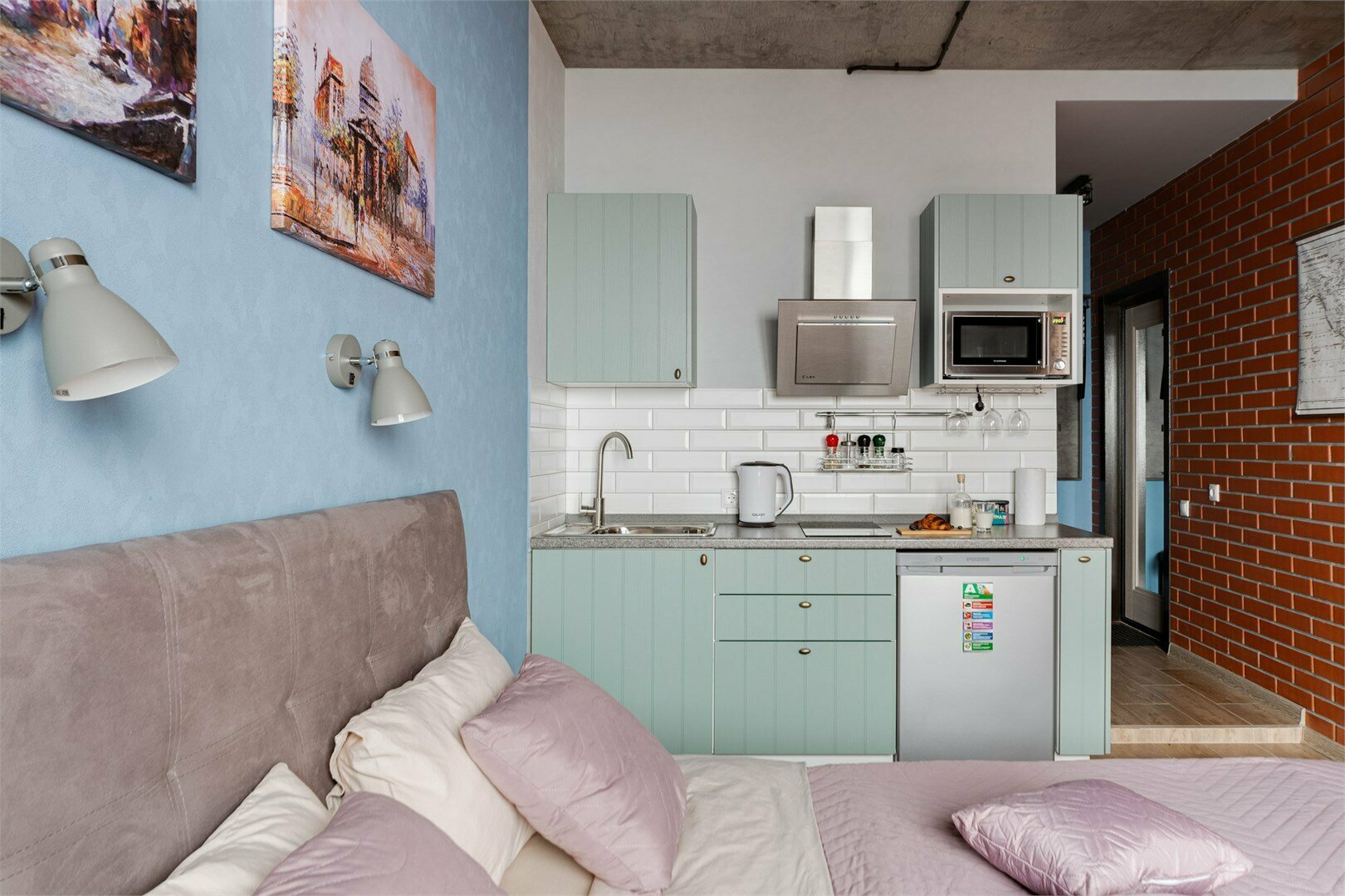 Navy - 2х местные апартаменты-студия в "Савеловский-Сити" (25 этаж)