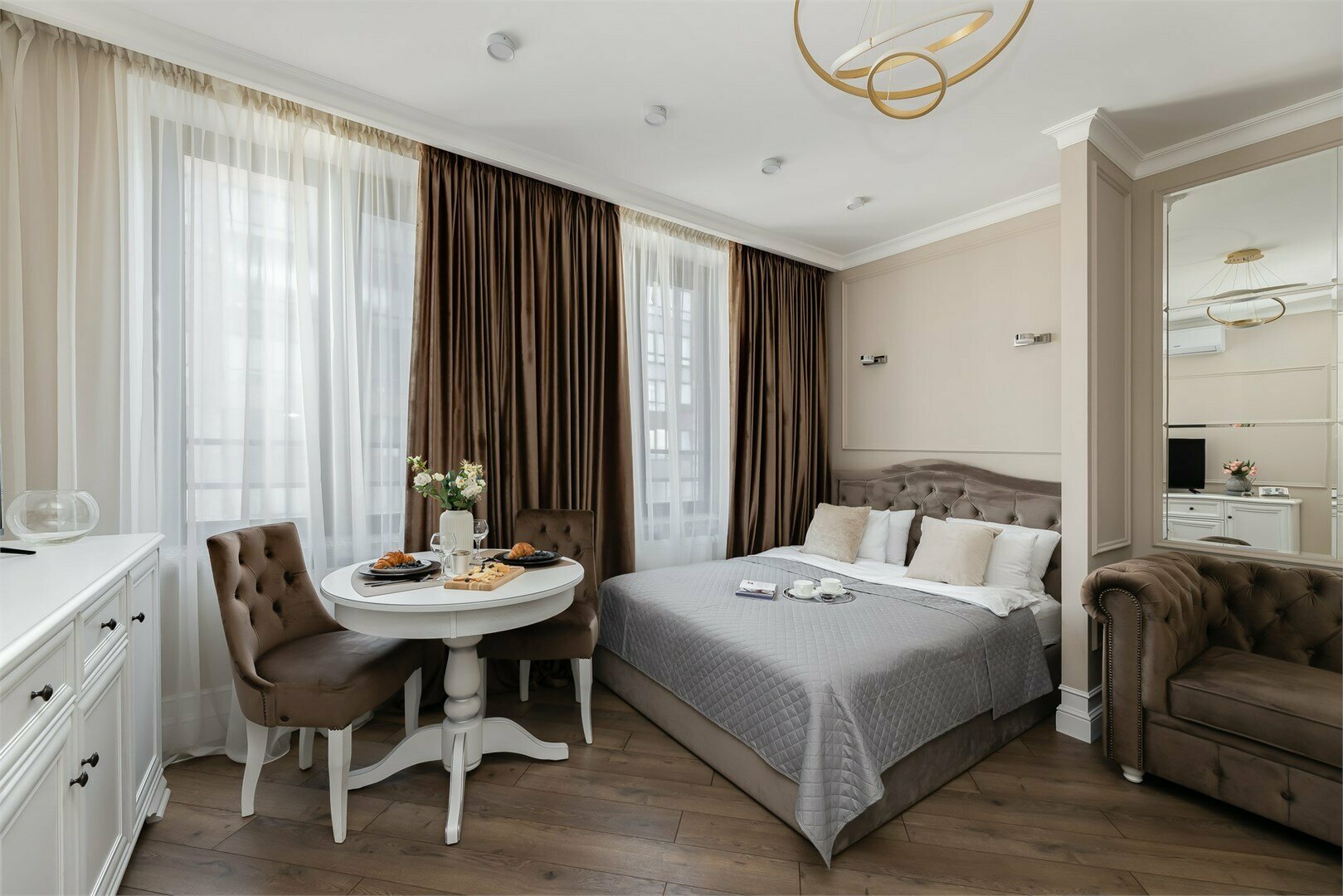 Venezia - 2х местные делюкс-апартаменты в "Савеловский-Сити" (17 этаж)