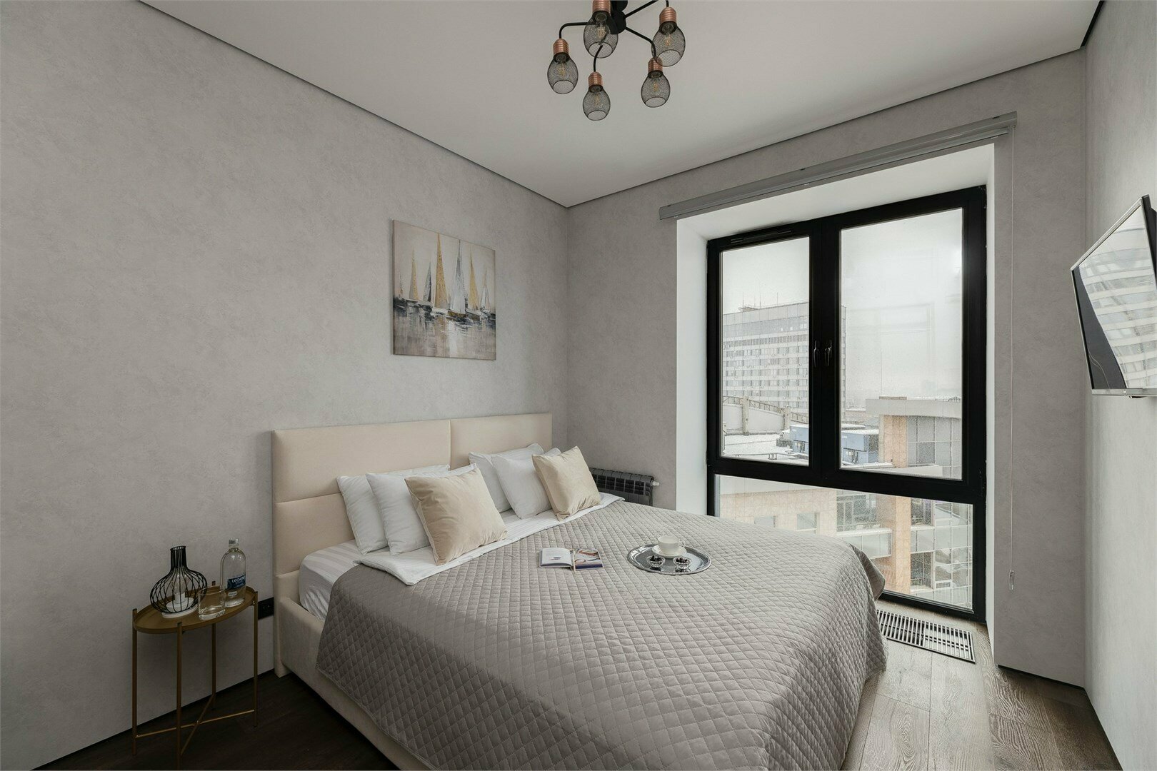 Blueberry Night 3-местные премиум апартаменты в "Савеловский-Сити" (14 этаж)