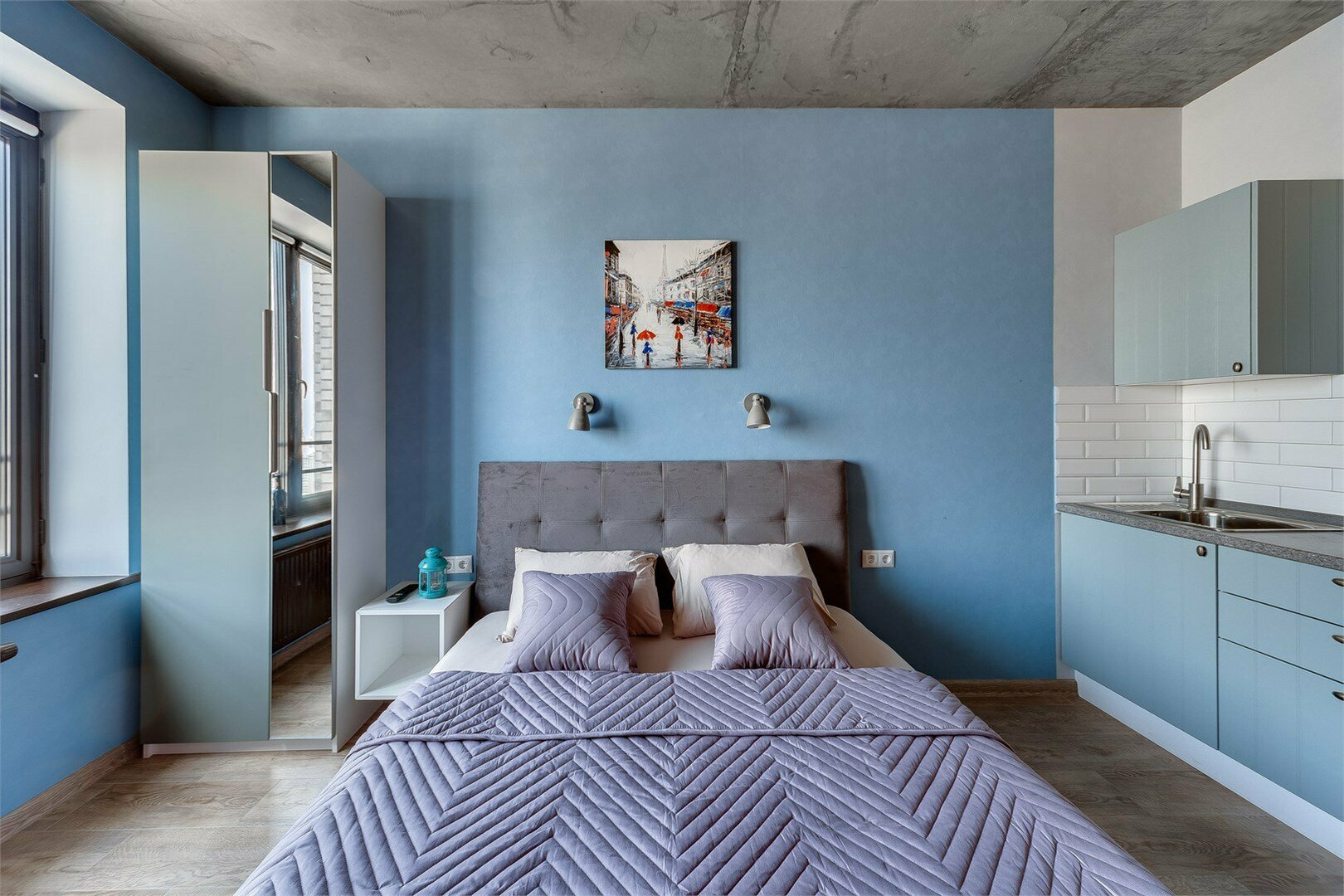 Navy - 2х местные апартаменты-студия в "Савеловский-Сити" (25 этаж)