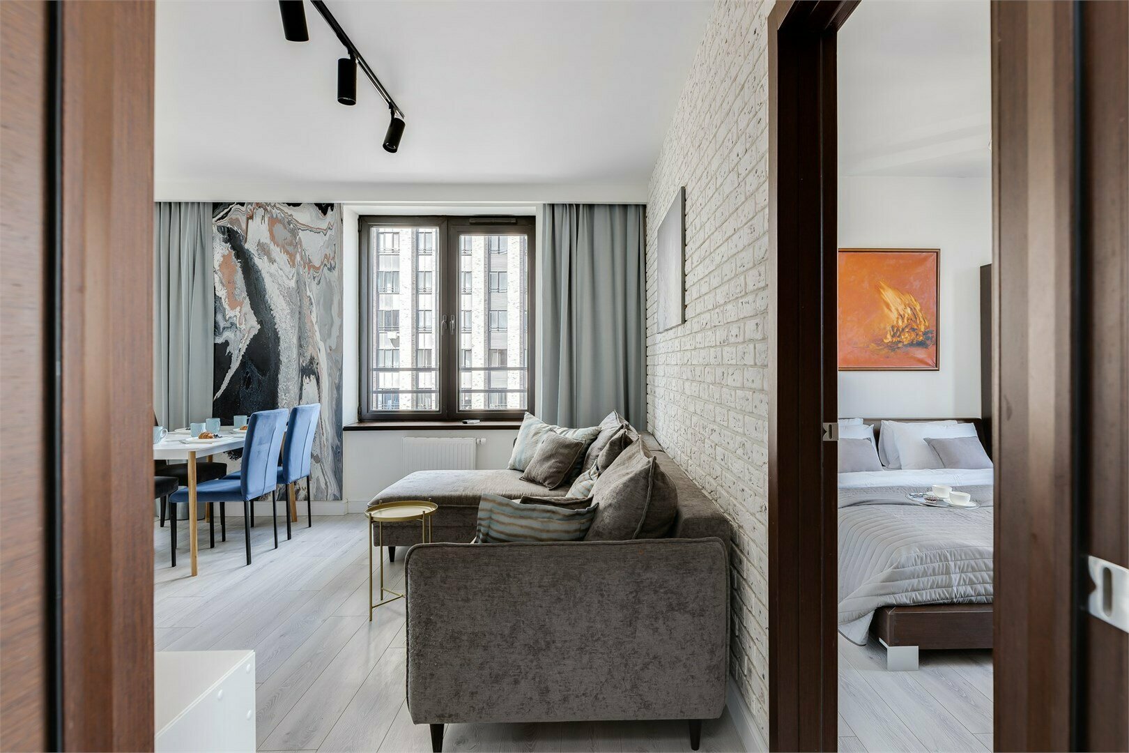 Art Lounge - 3х комнатные апартаменты в "Савеловский Сити" (75 кв.м., до 6 гостей)