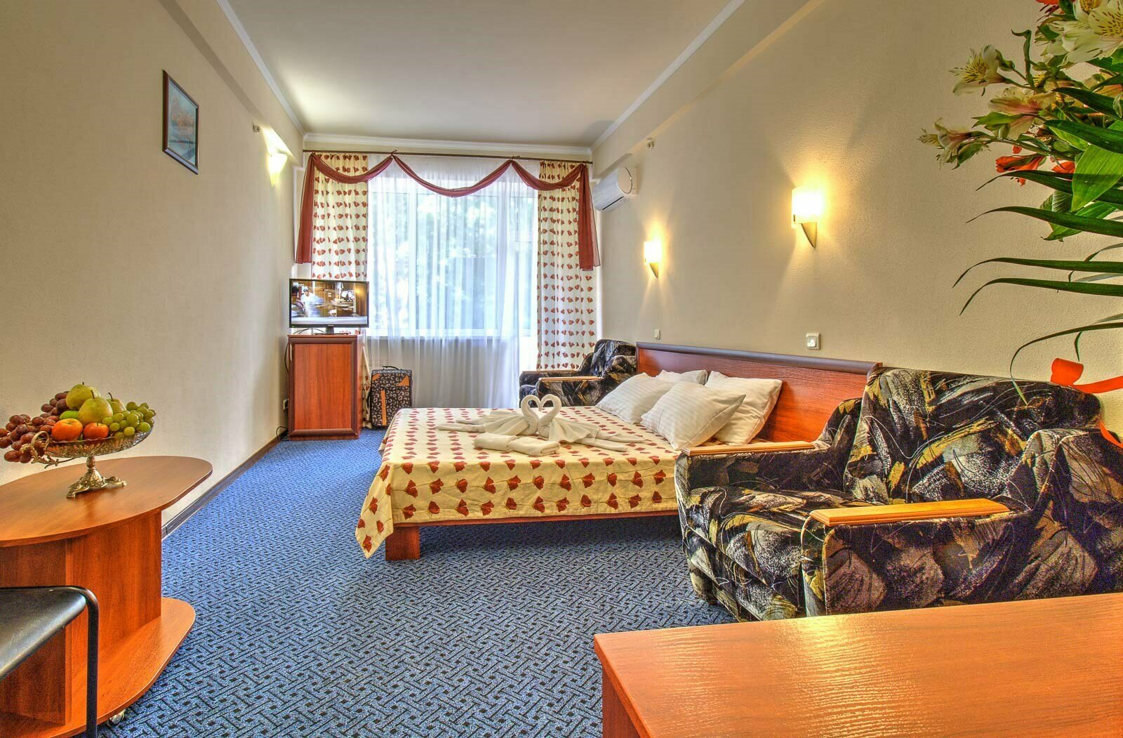 Стандарт А вид на зеленую зону с балконом