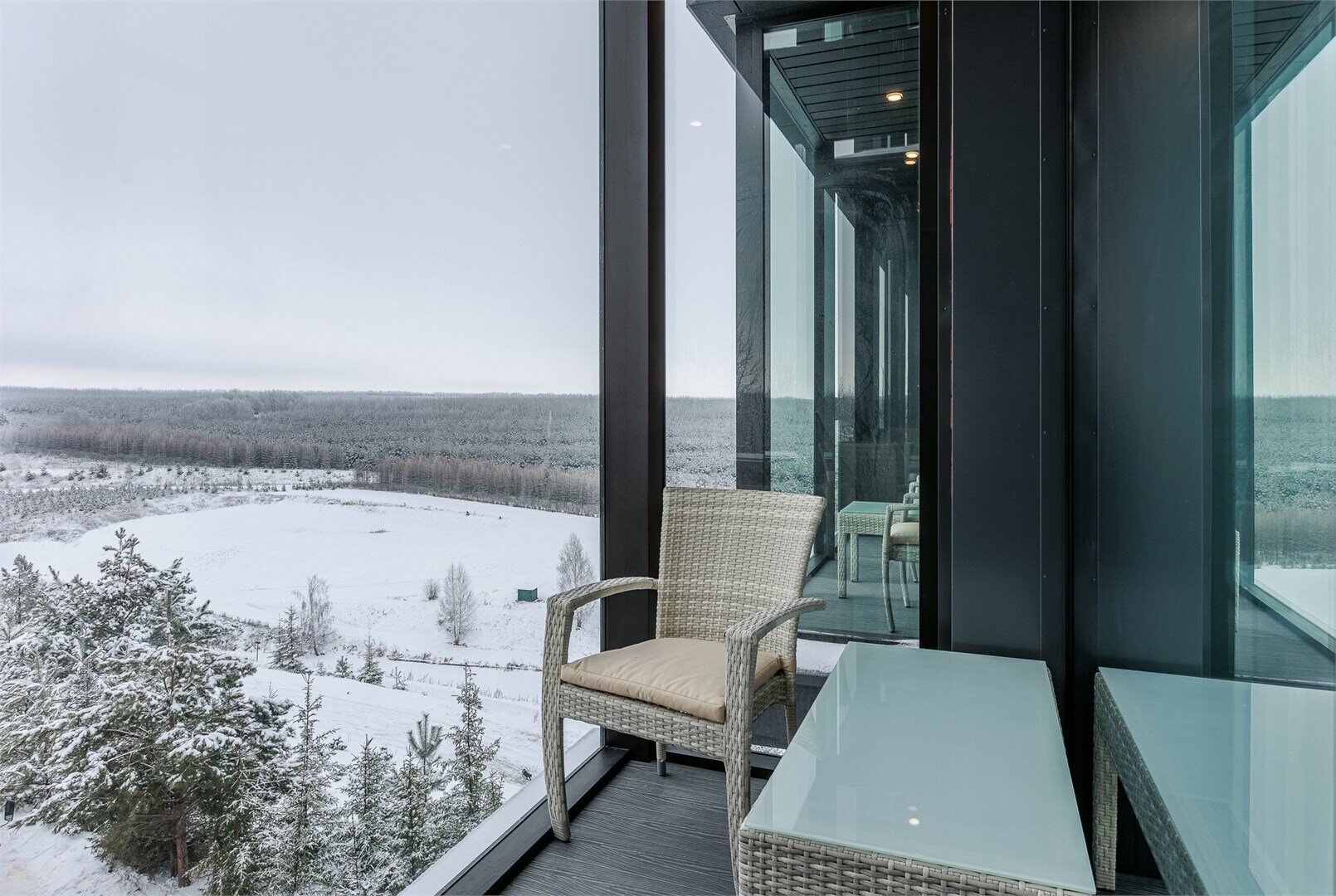 Комфорт с балконом с одной кроватью