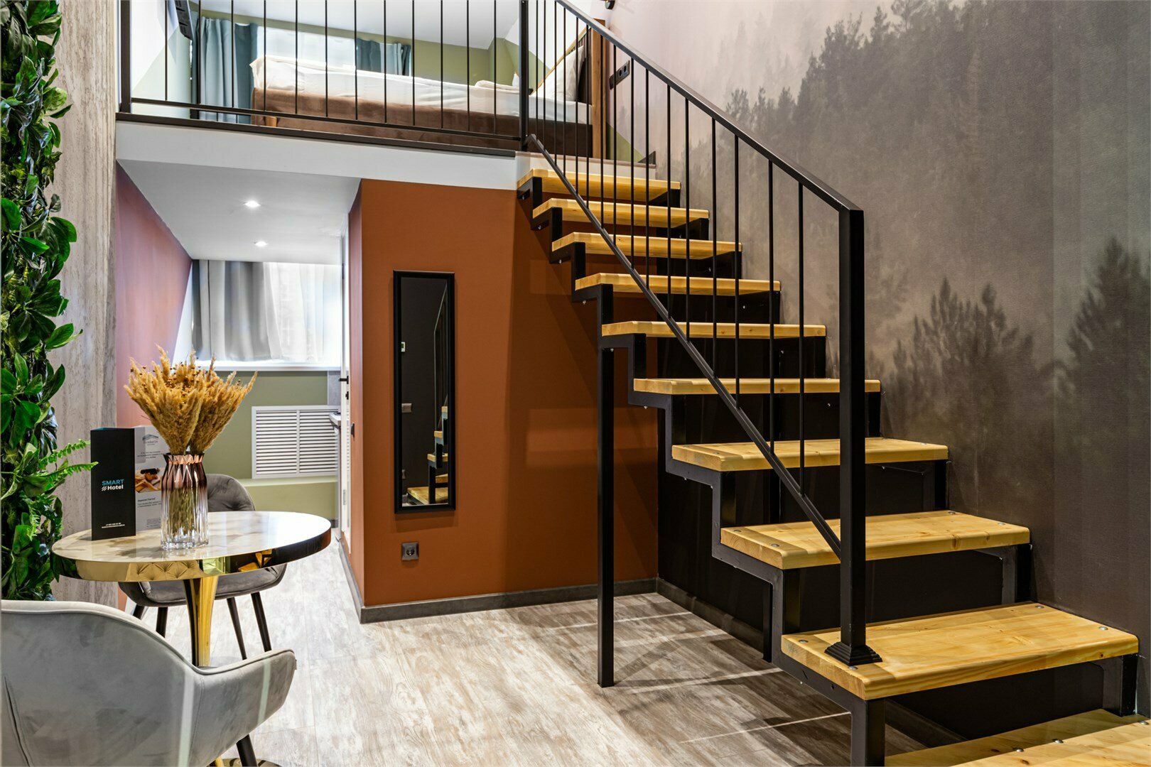 Двухуровневые апартаменты для двоих