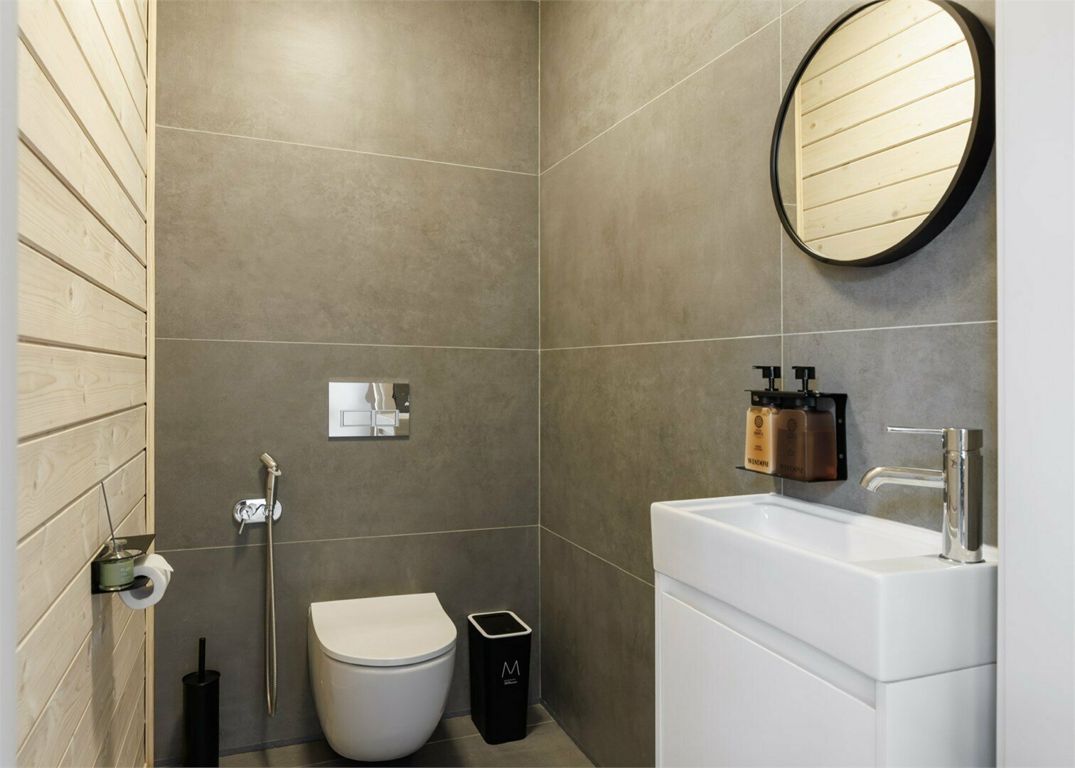 Двухэтажный коттедж с индивидуальной зоной барбекю и террасой