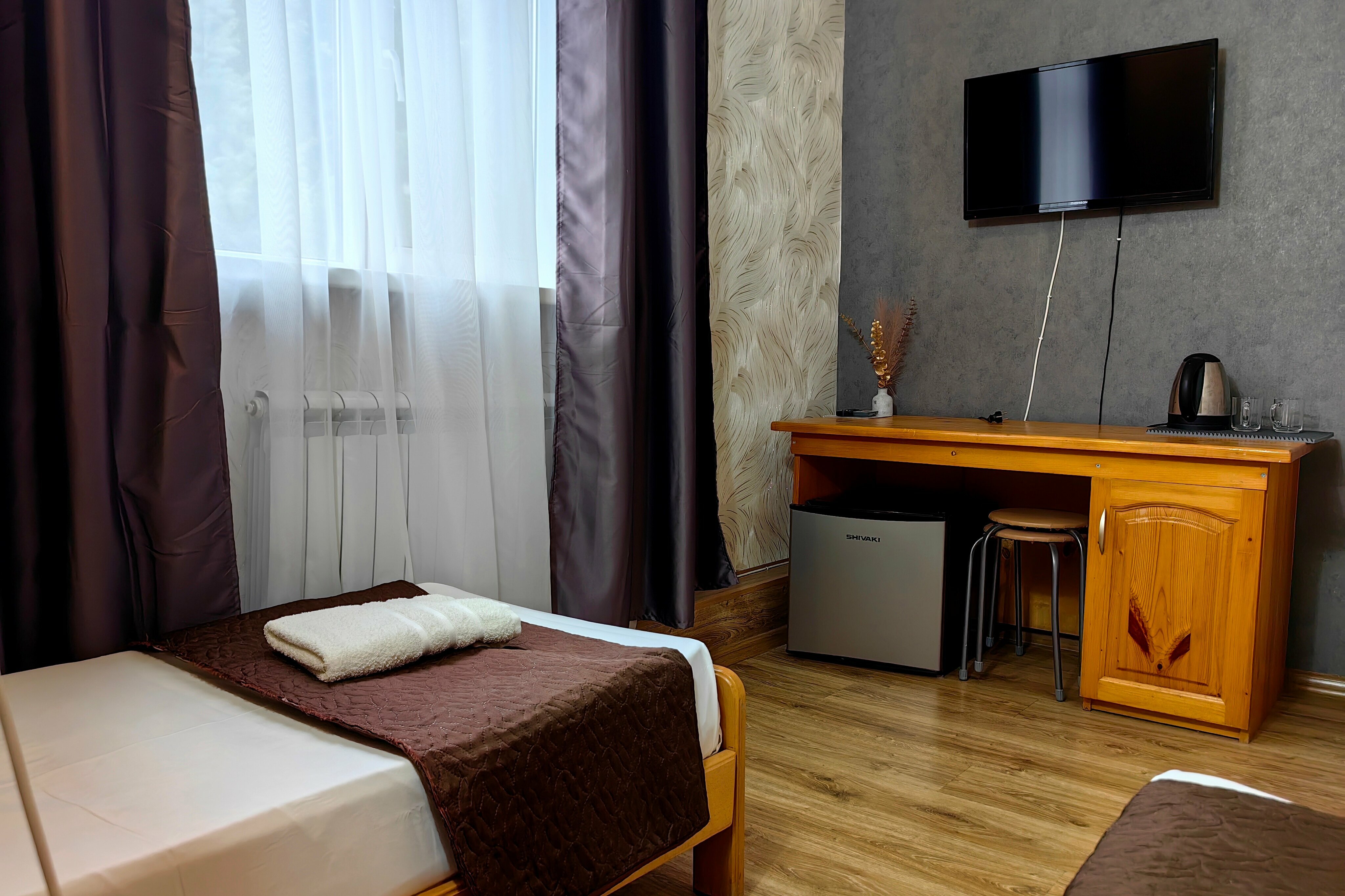 Стандартный двухместный номер с 2 отдельными кроватями, вид на сад