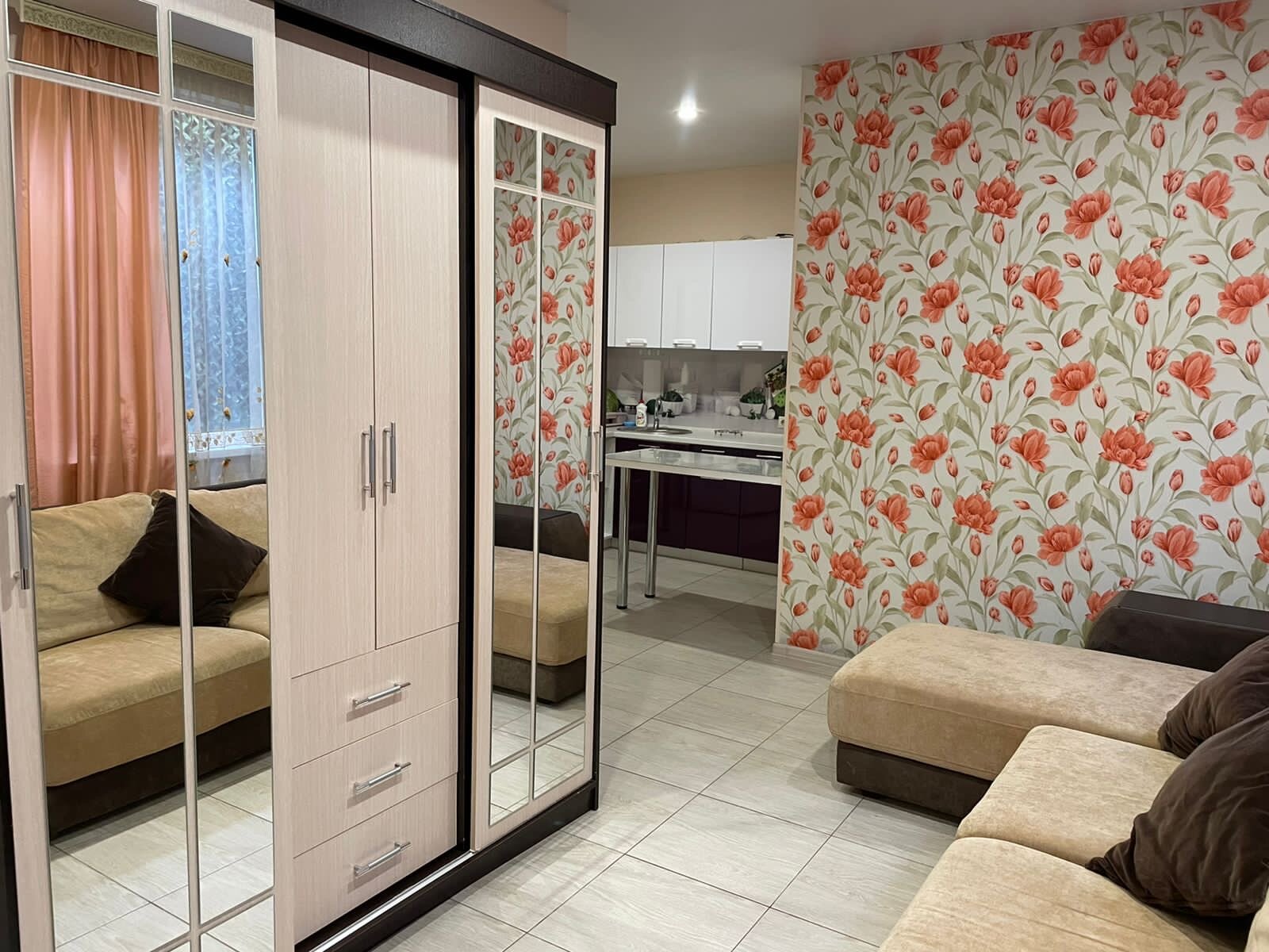 Апартаменты с 1 спальней