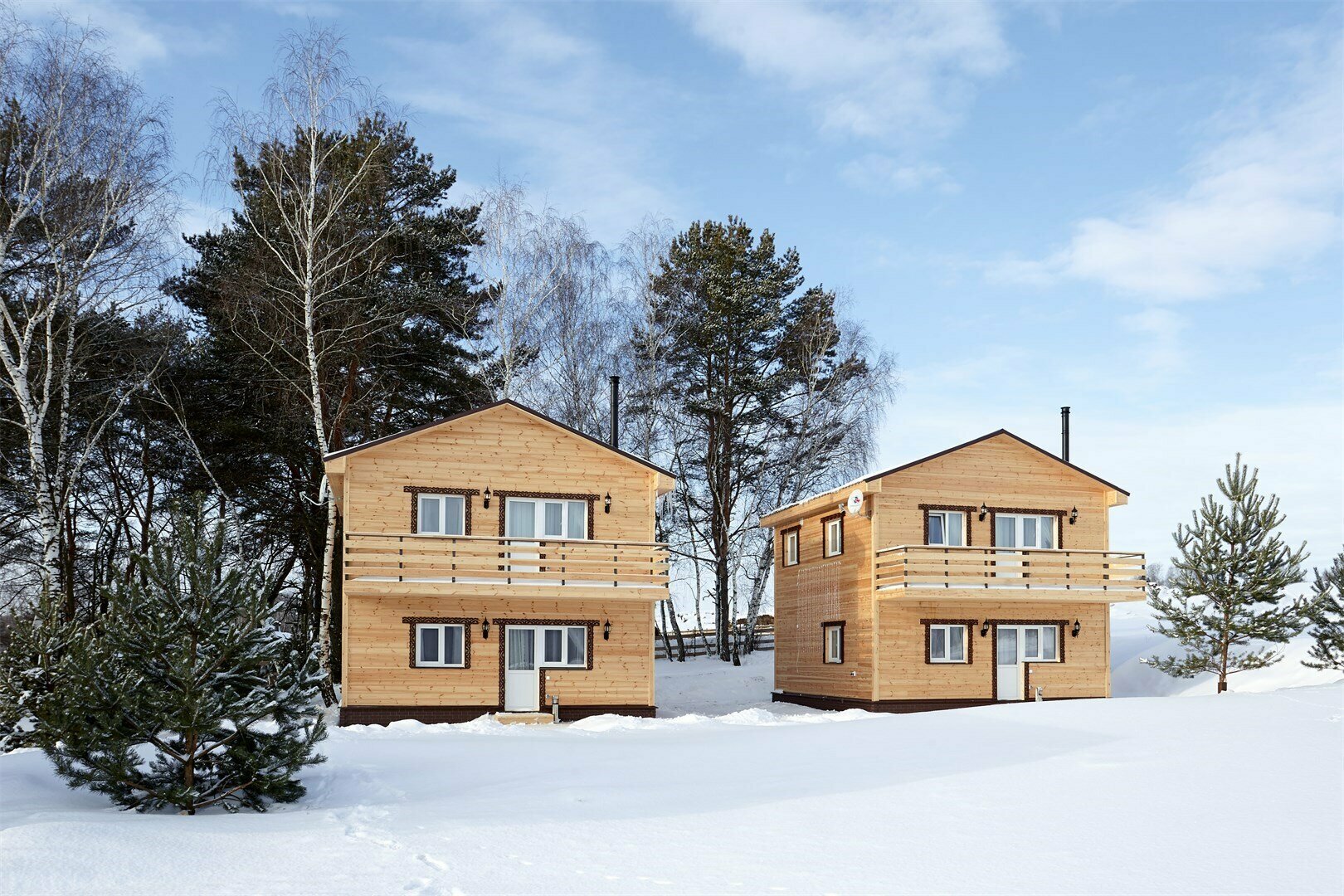 Апартаменты на 2-х гостей с камином и ванной