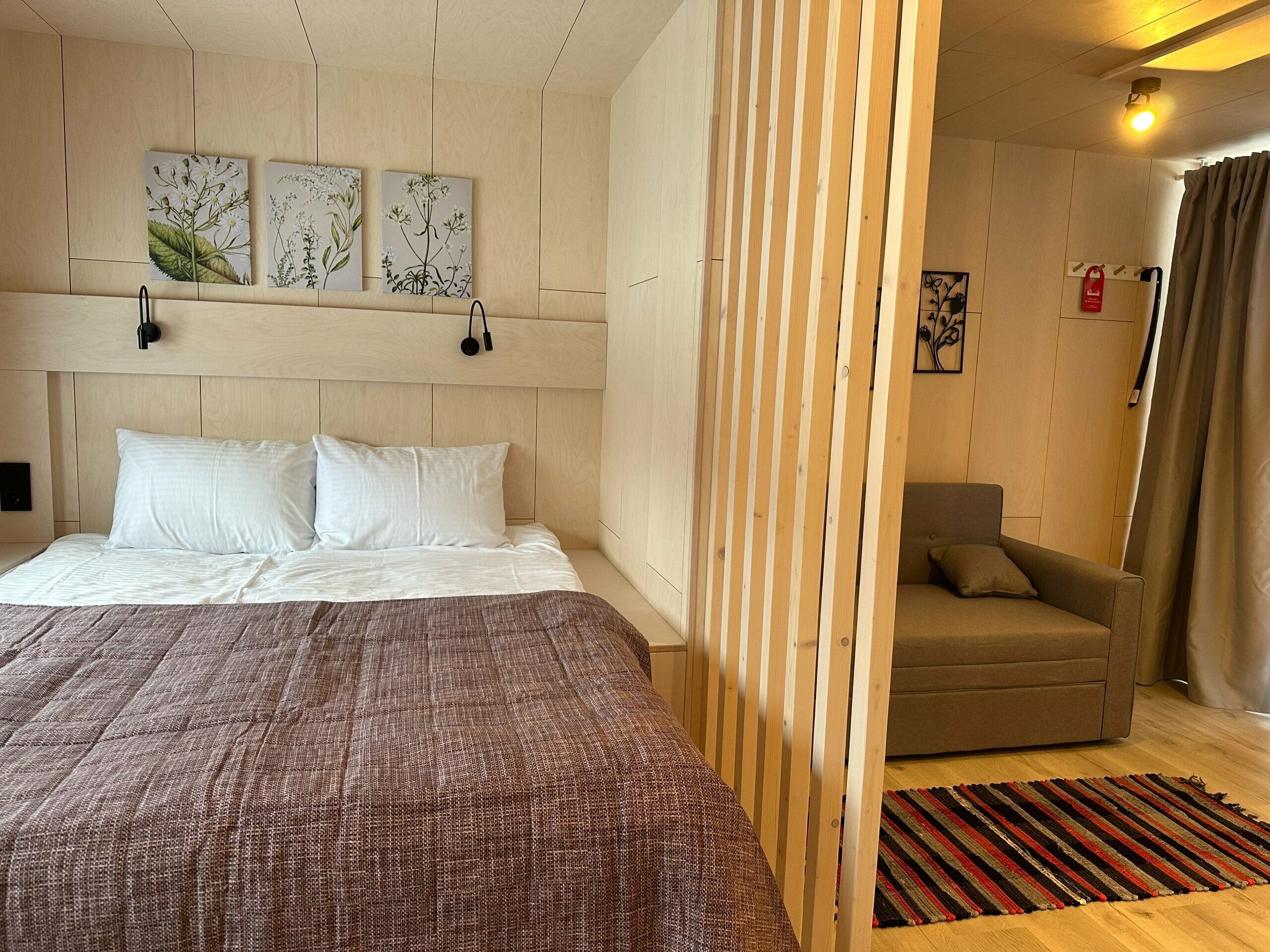 Домик-студия на 4 человек с кухней и панорамным видом