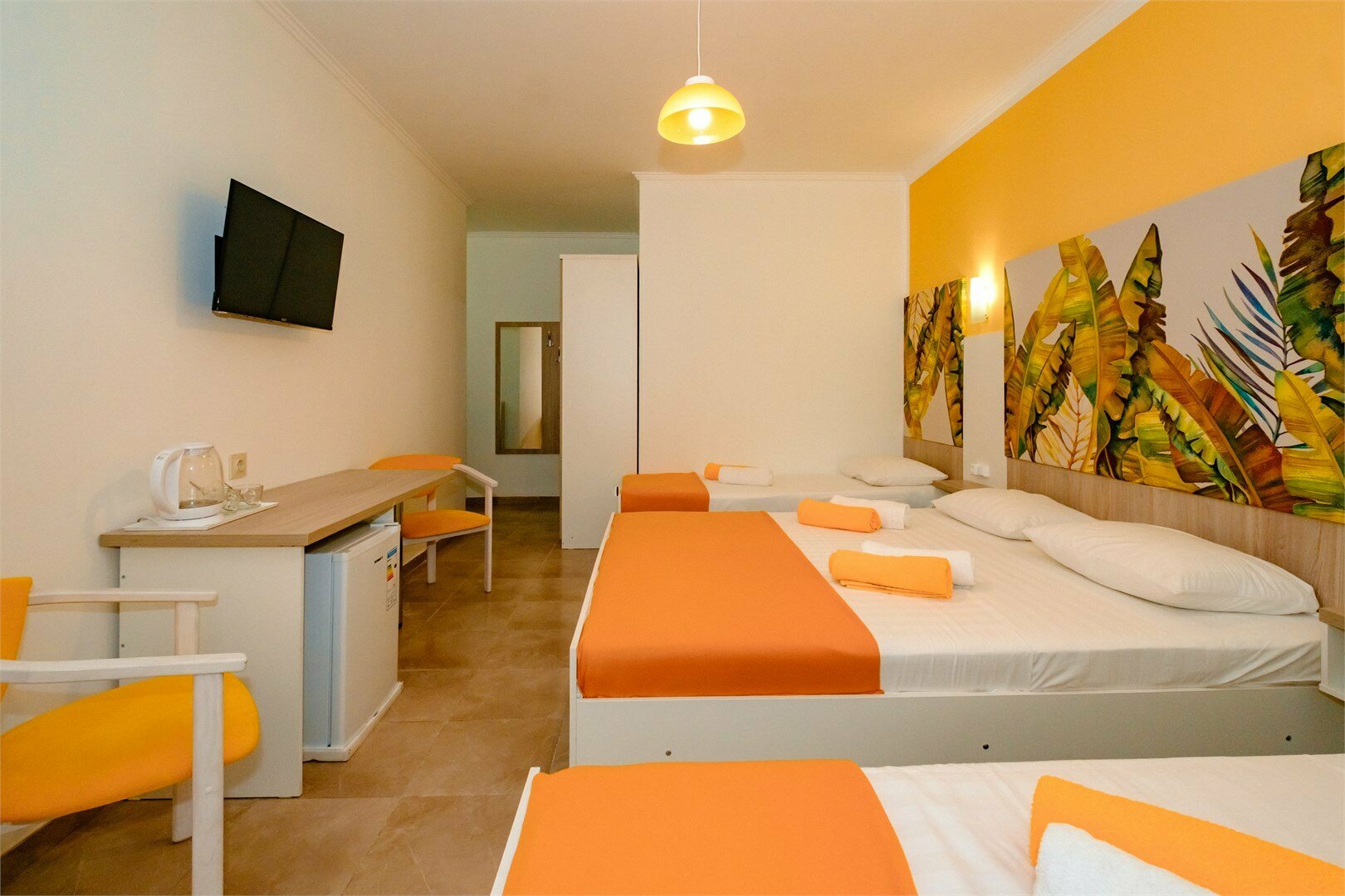 Четырехместный номер с видом на море