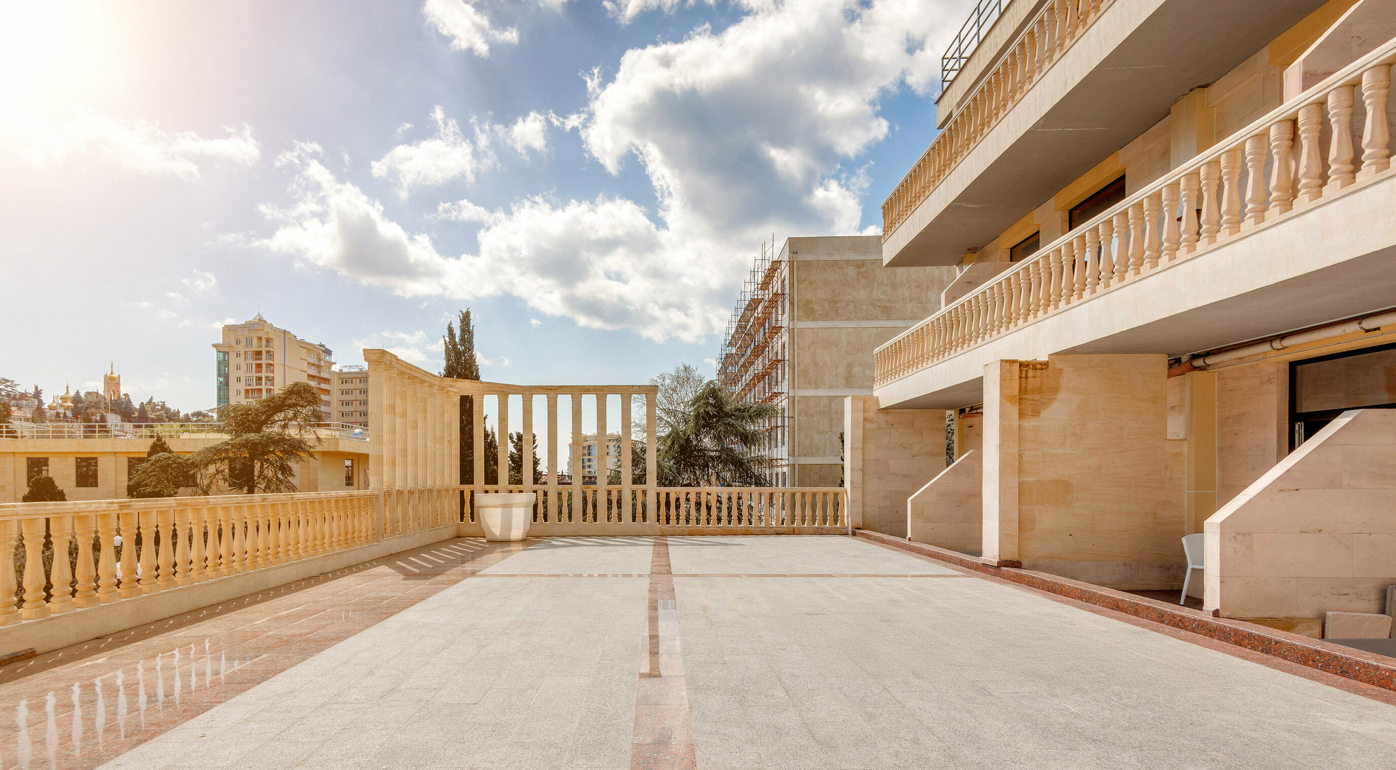 Апартаменты со спальней и кухней