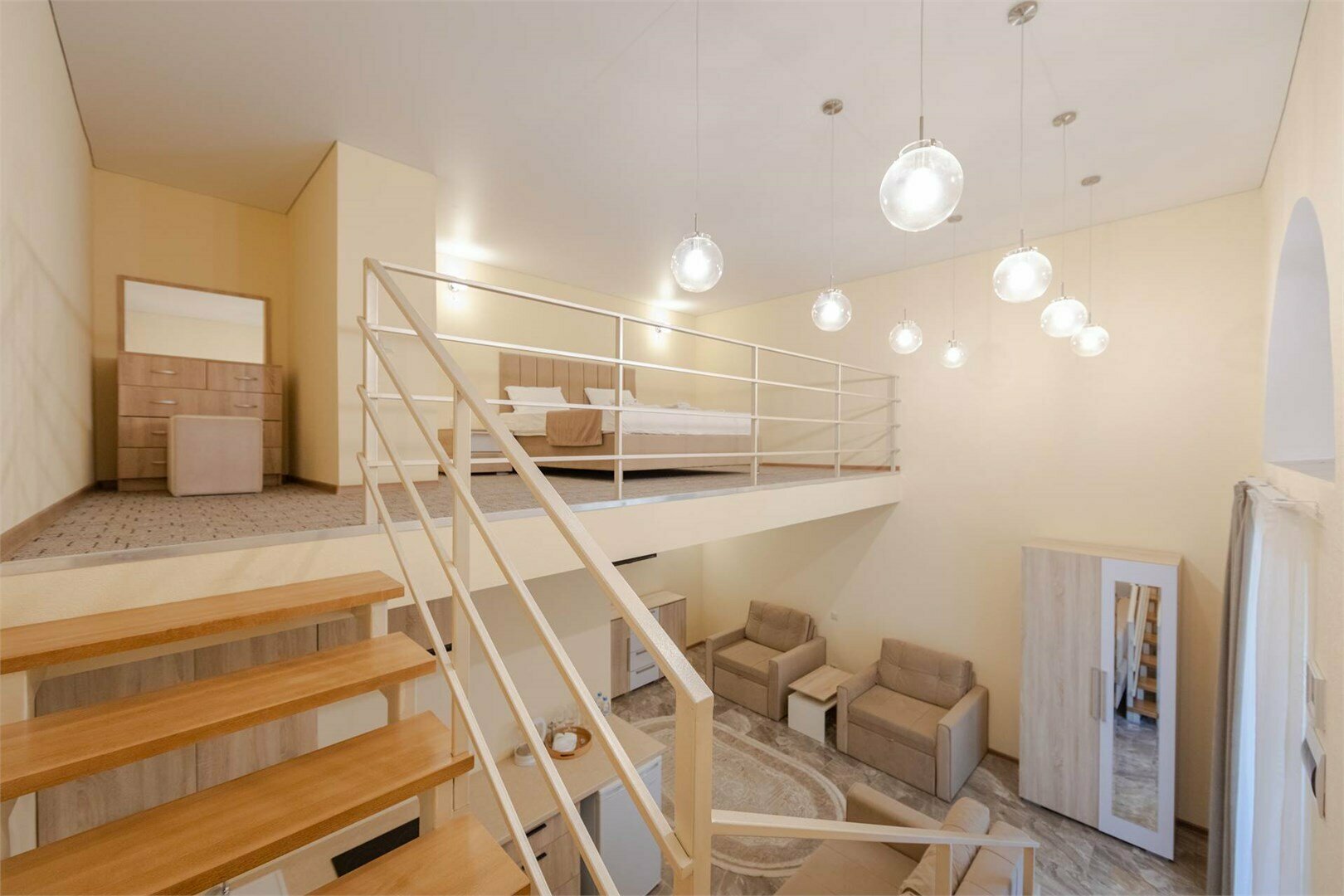 Двухуровневые апартаменты