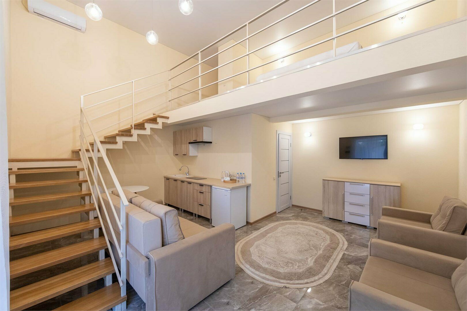 Двухуровневые апартаменты