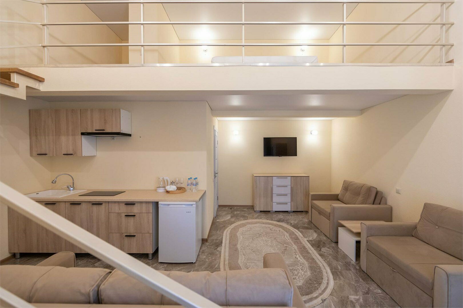 Двухуровневые апартаменты