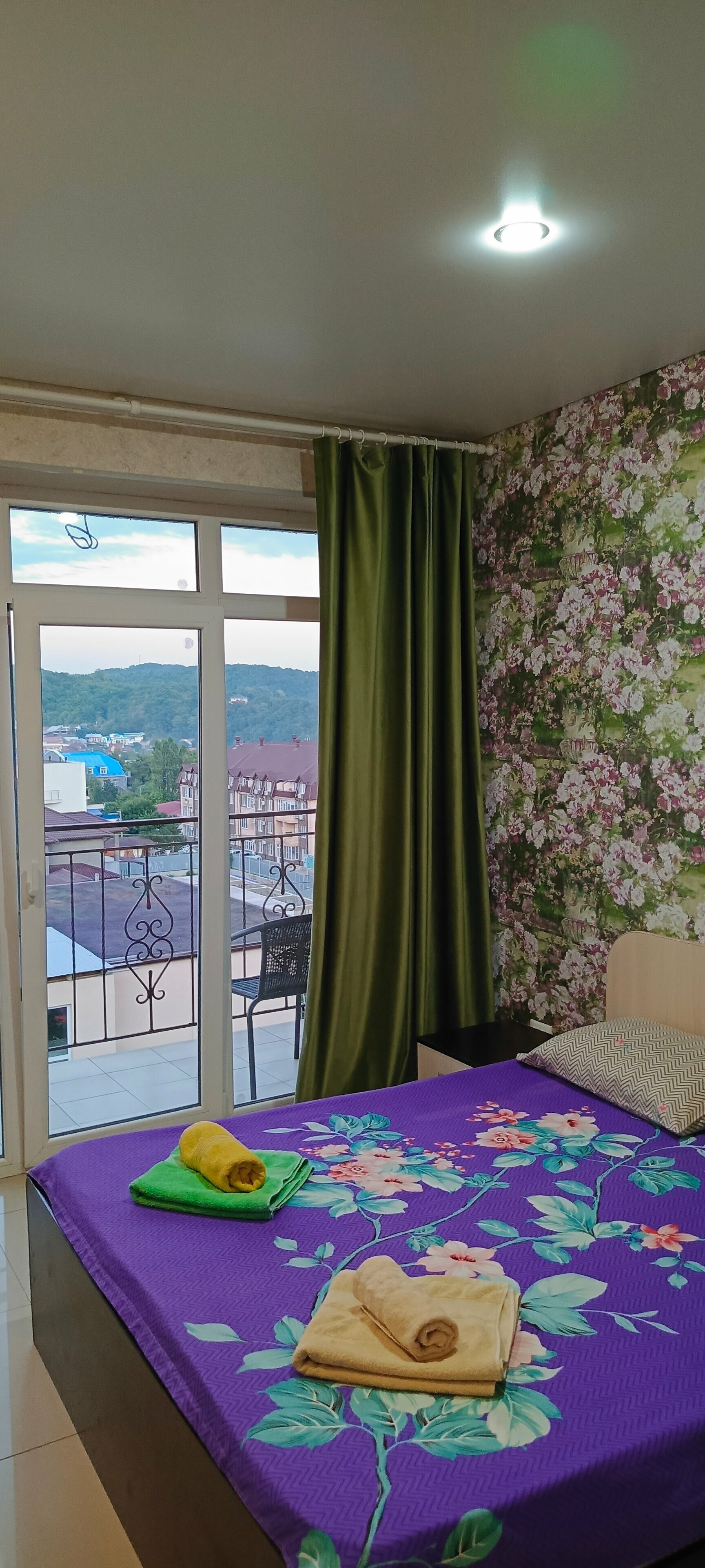 Двухместный номер с 1 кроватью и балконом