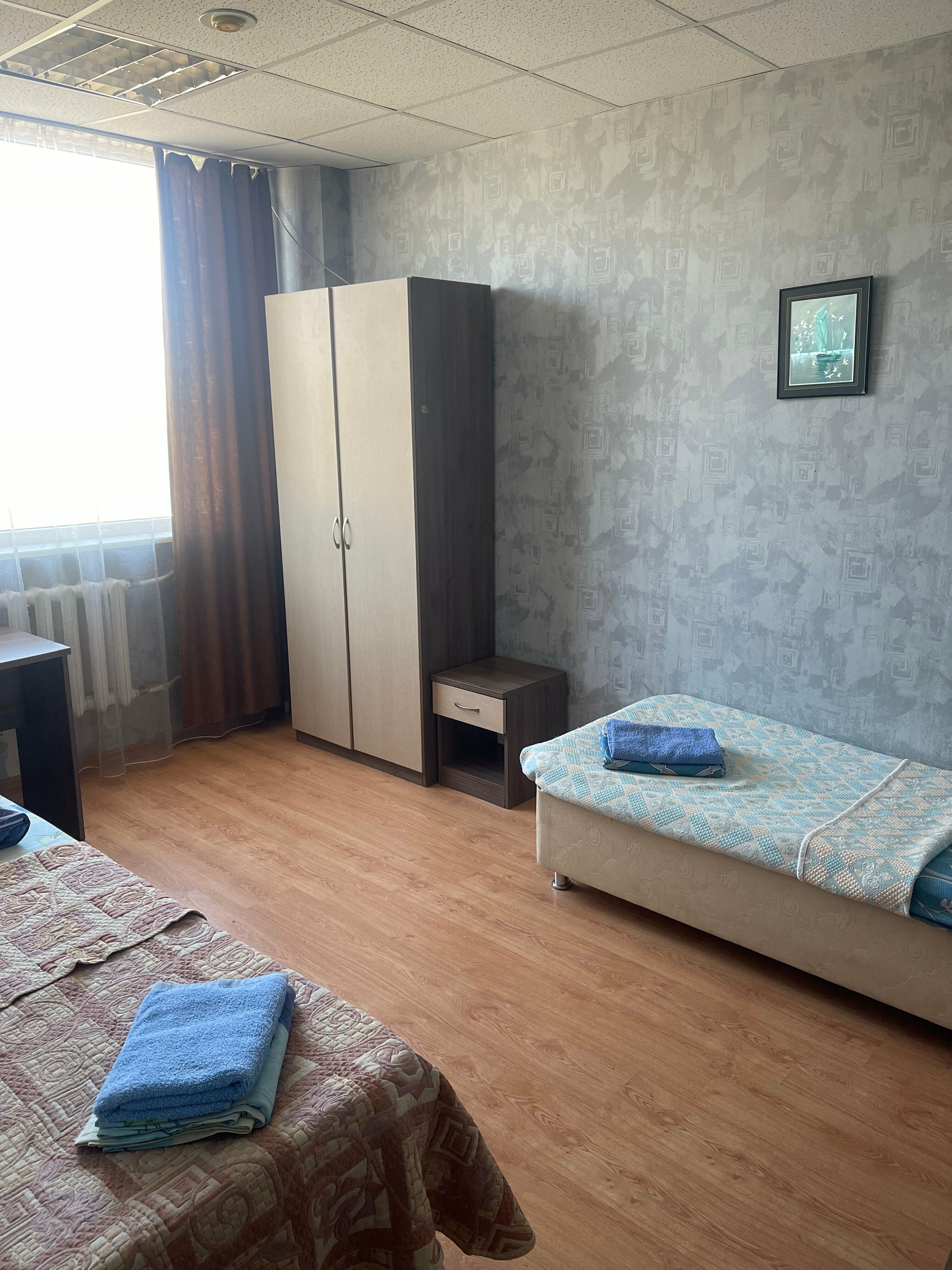 Двухместный номер эконом-класса с 1 кроватью или 2 отдельными кроватями