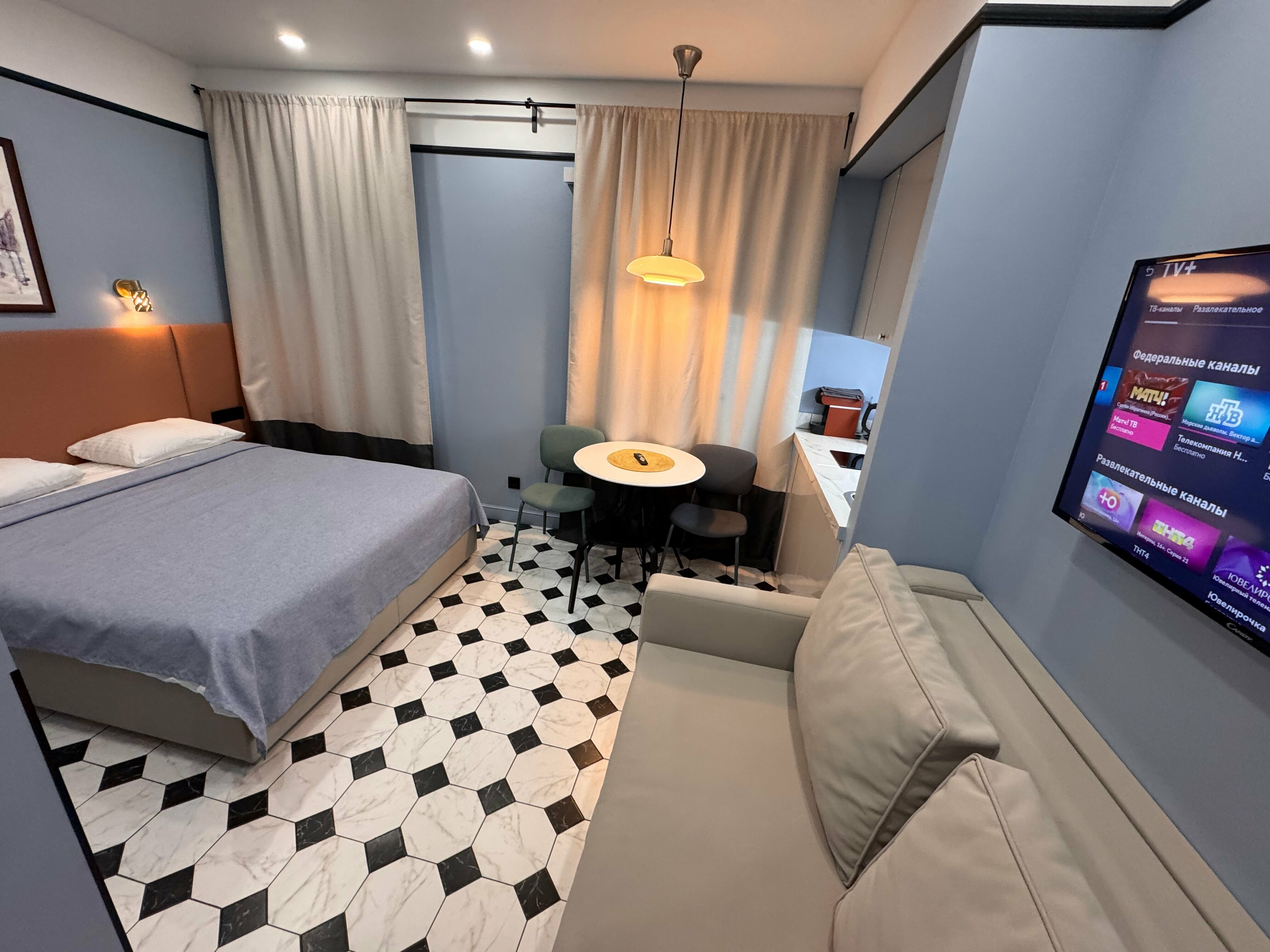 Апартаменты с 1 спальней