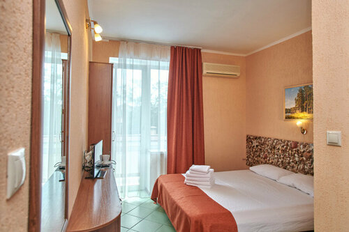 Двухместный номер с 1 кроватью и балконом, вид на море