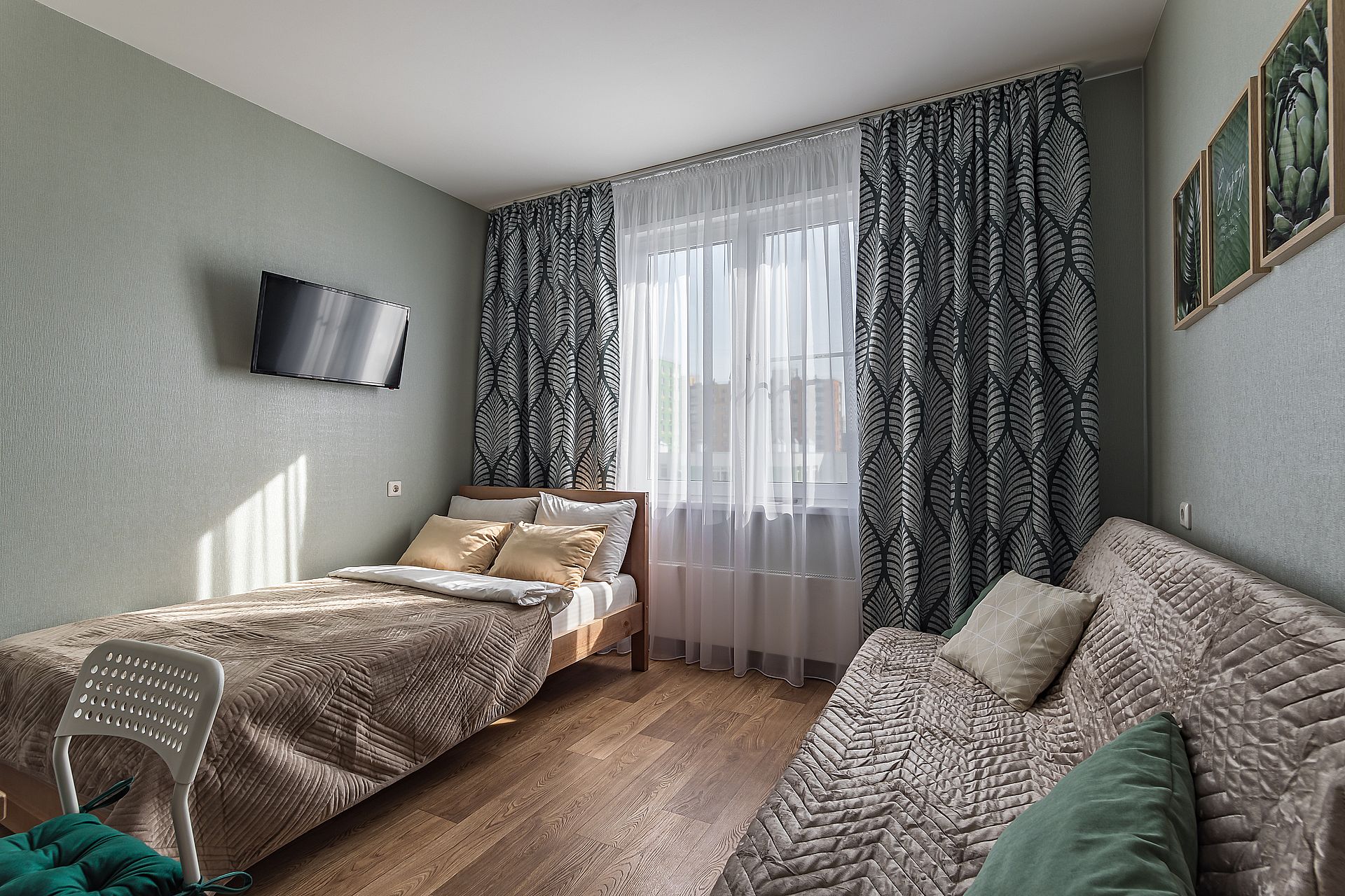 Трехместный номер с душем