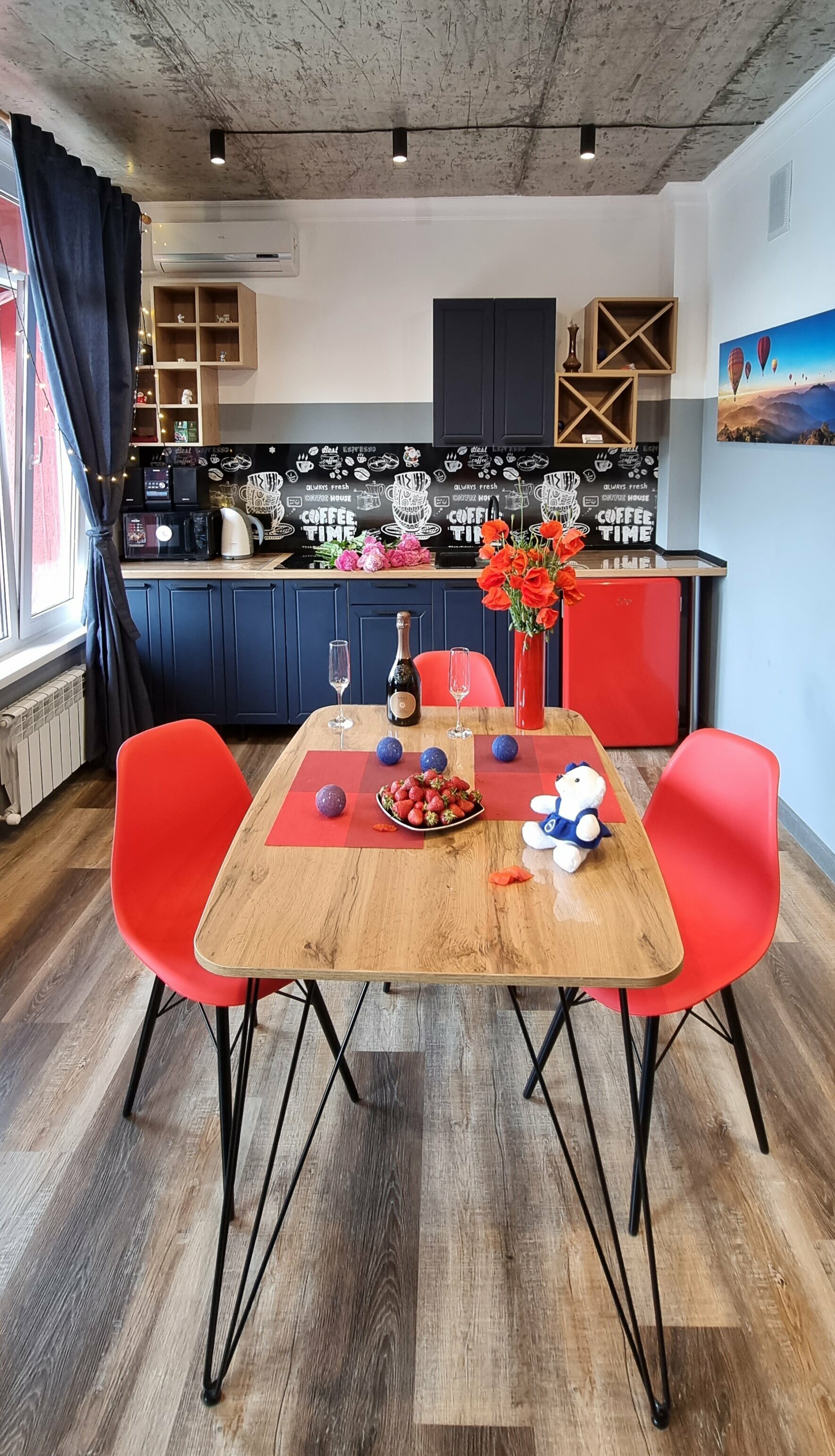 Номер-студия с видом на горы