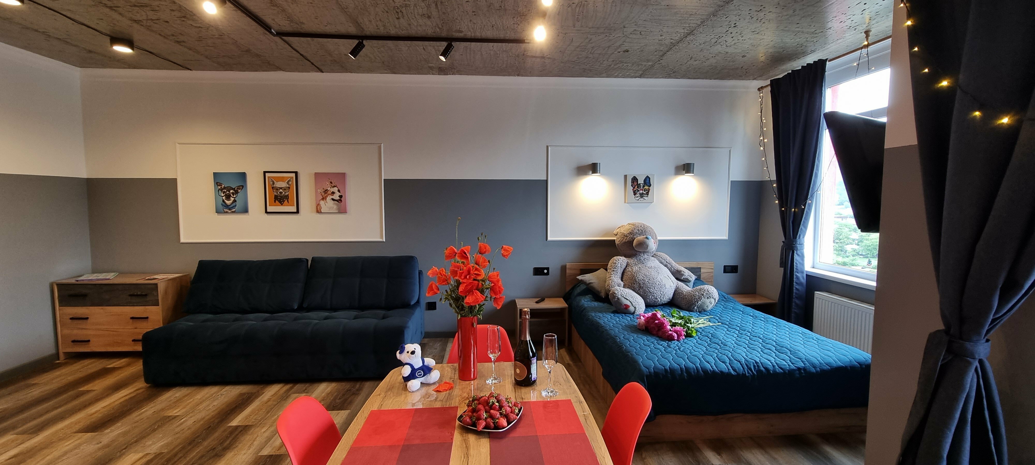 Номер-студия с видом на горы