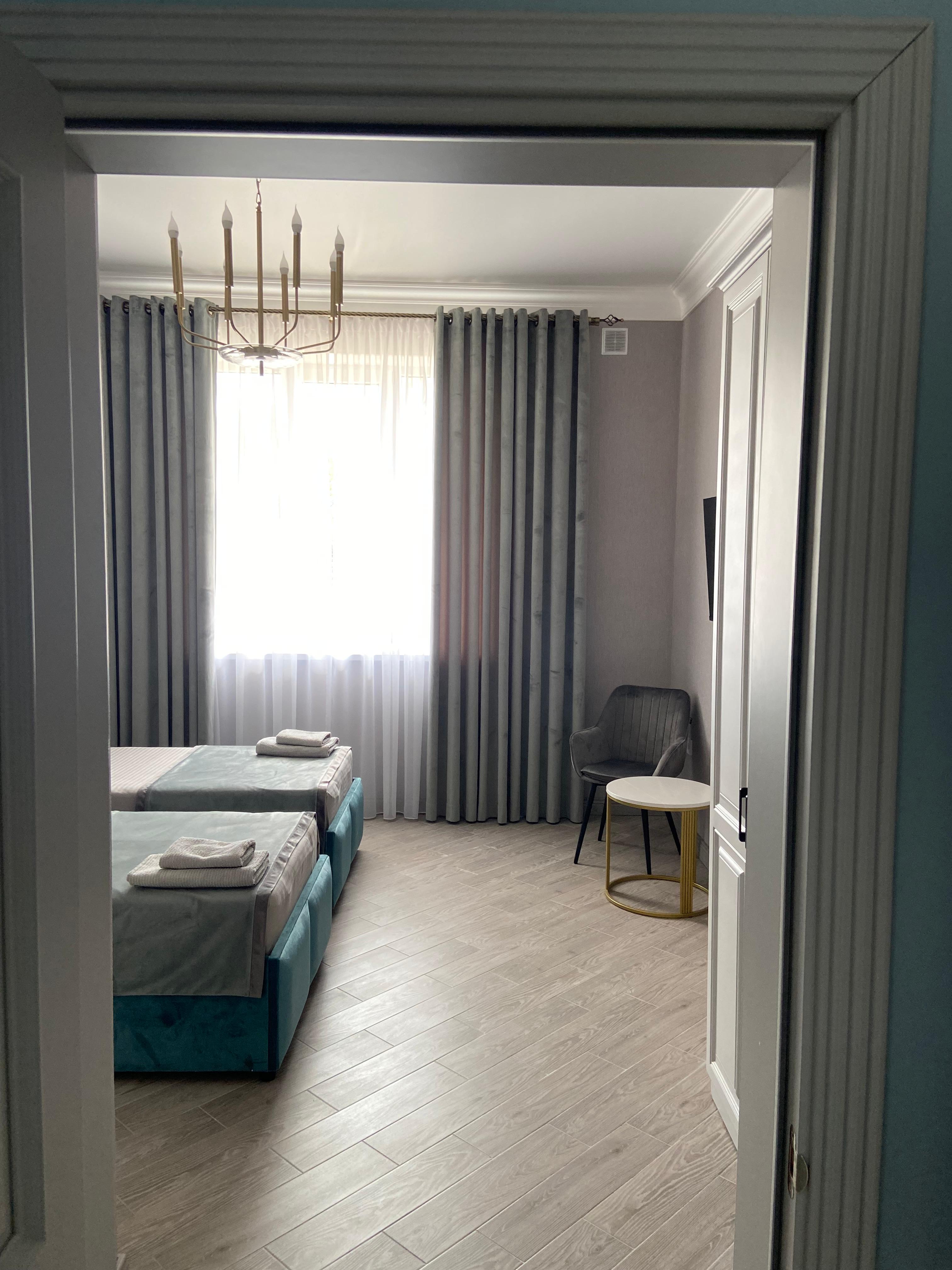 Улучшенный двухместный номер с 2 отдельными кроватями, вид на море