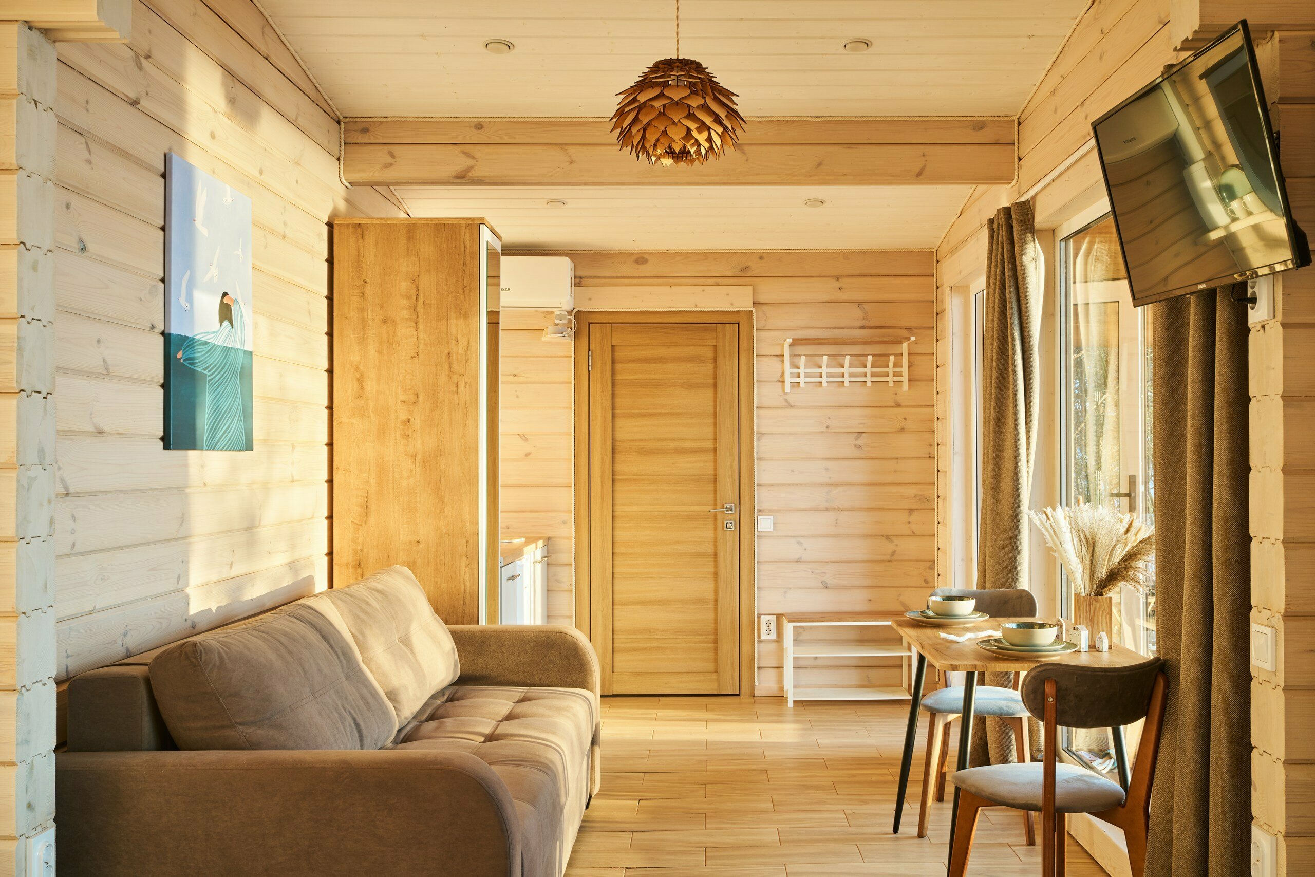 Студия у моря с купелью