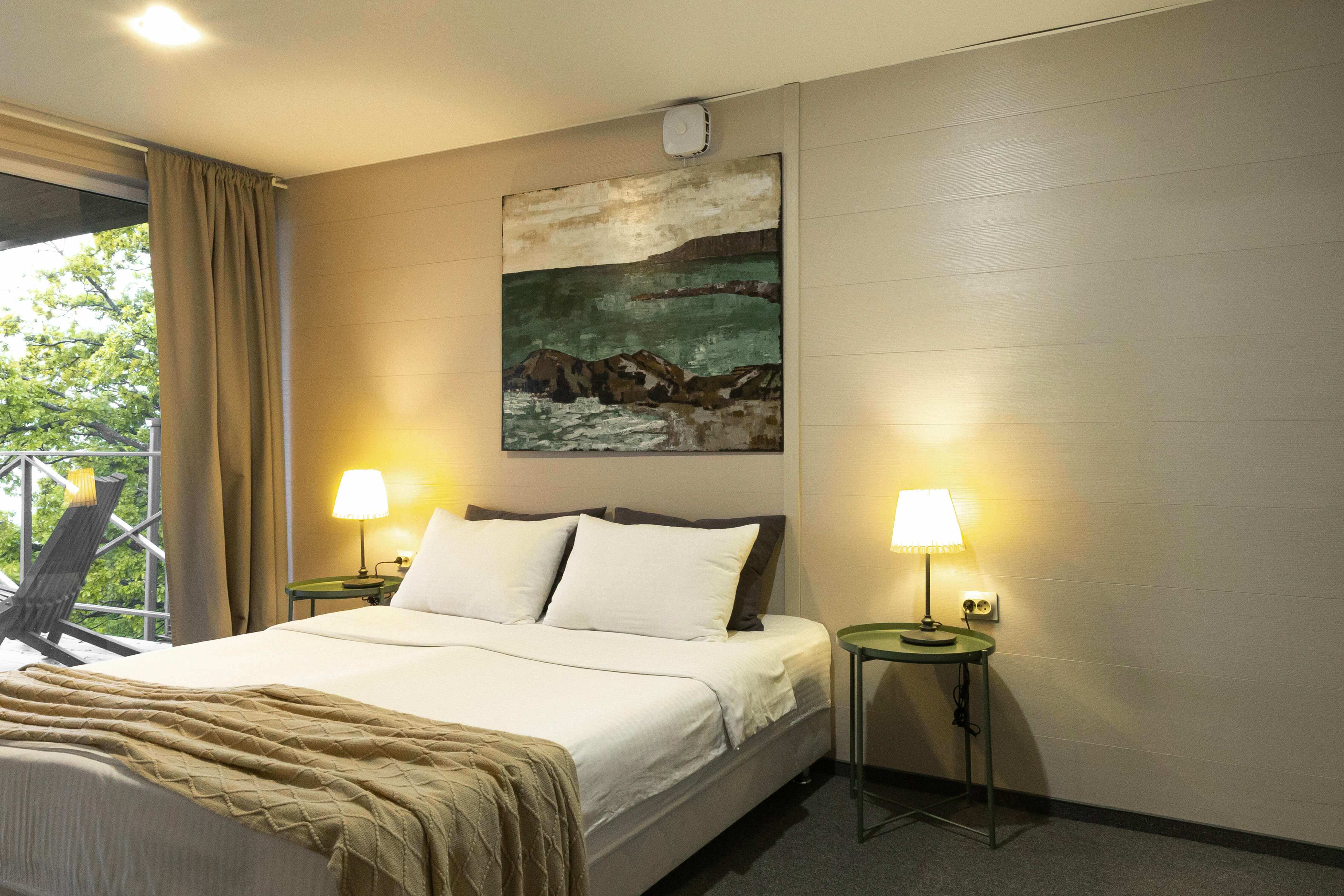 Четырехместный номер с видом на море