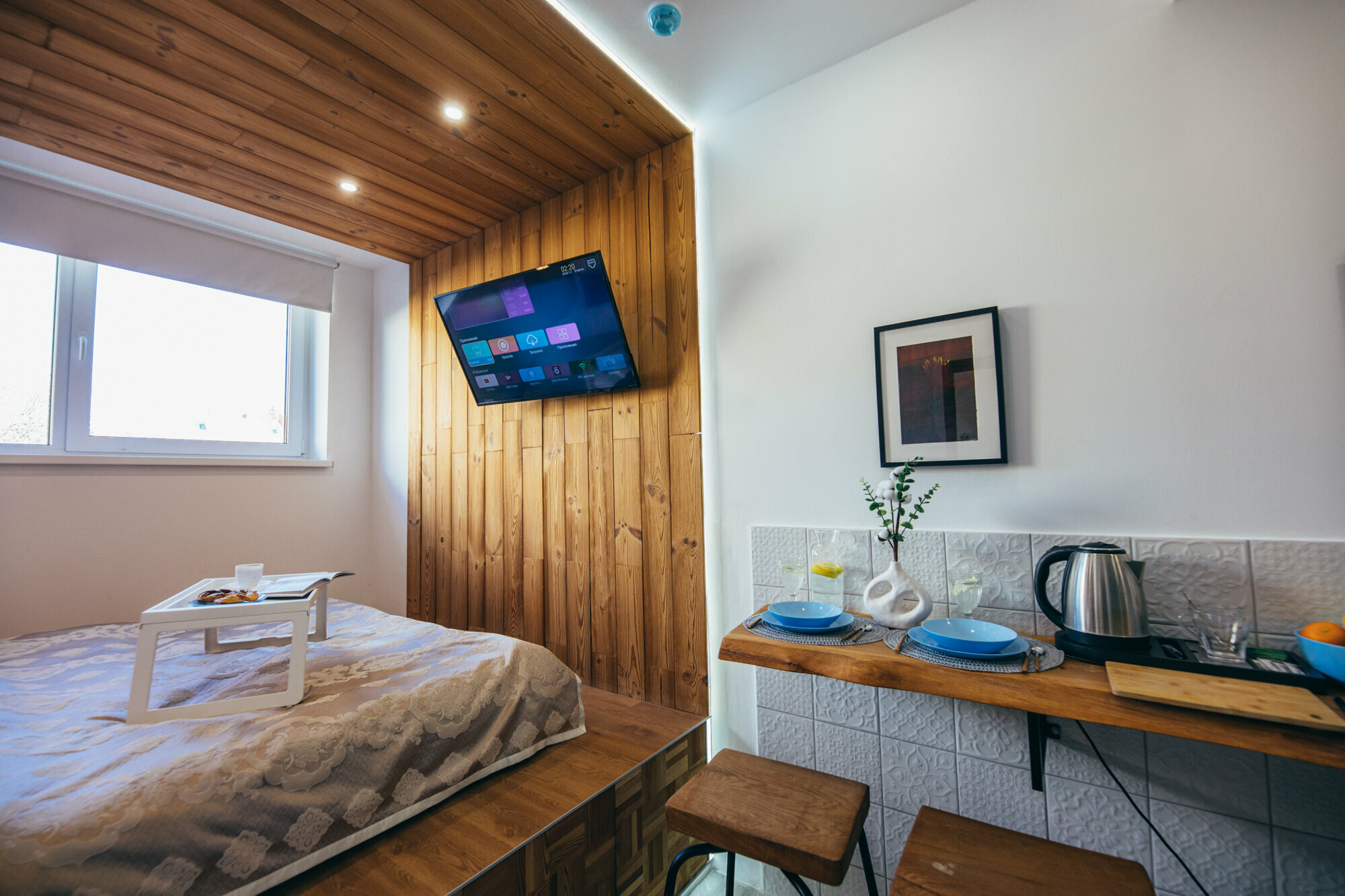 Мини-студия с выходом на террасу